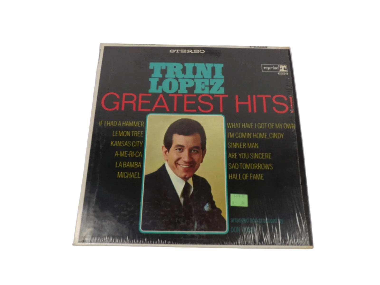 Trini Lopez Greatest Hits! Michael Kansas City Sinner Man Vinyl Record