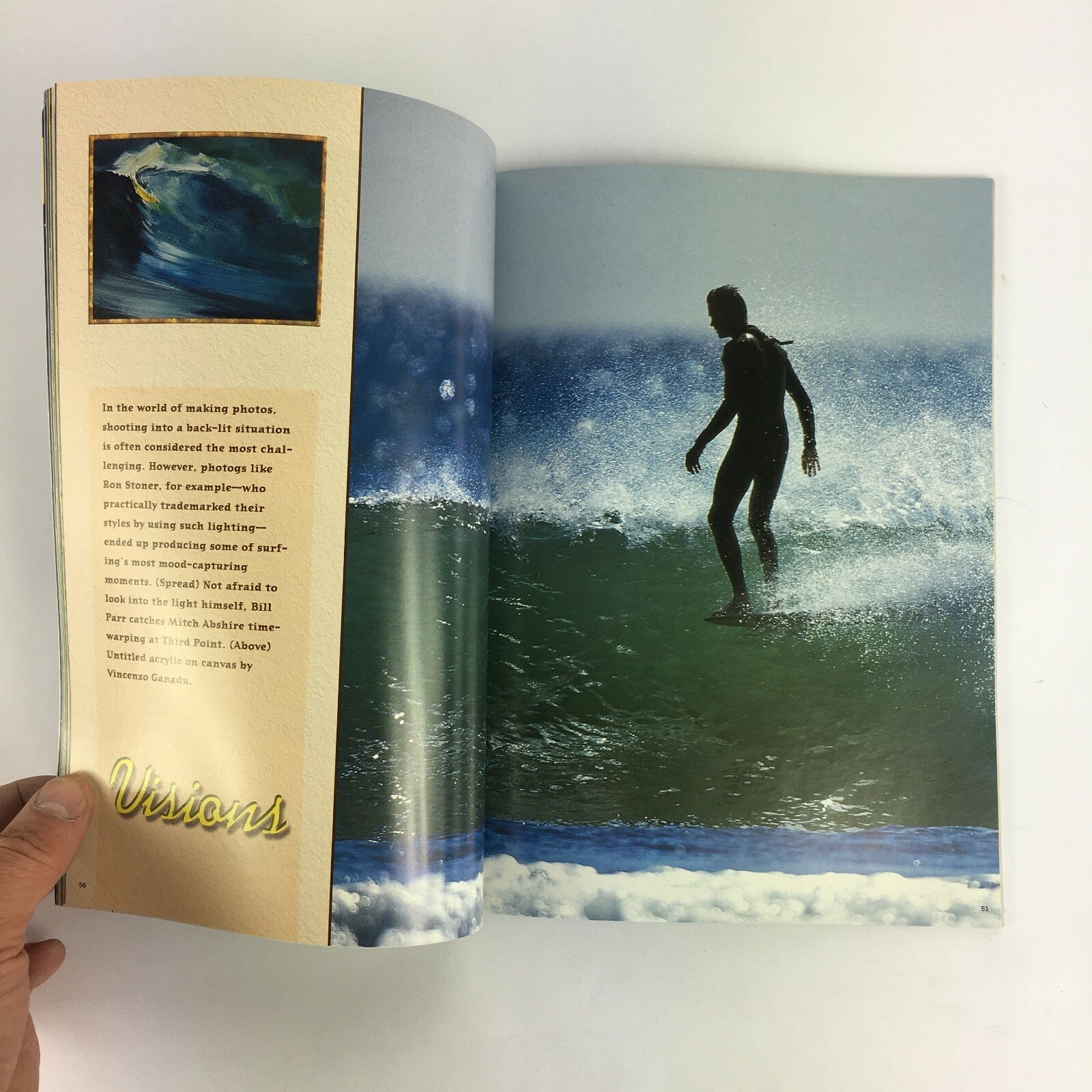 February 2003 Longboard Magazine Visions Interpretations of the Surf Experience