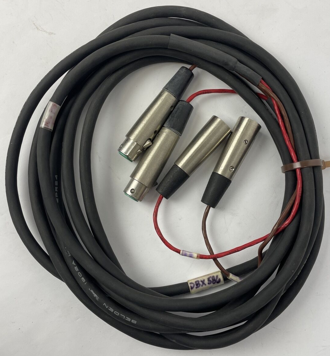 SWITCHCRAFT XLR Microphone Cable 2 x Male To 2 x Female 3-Pin Mic Audio Lead