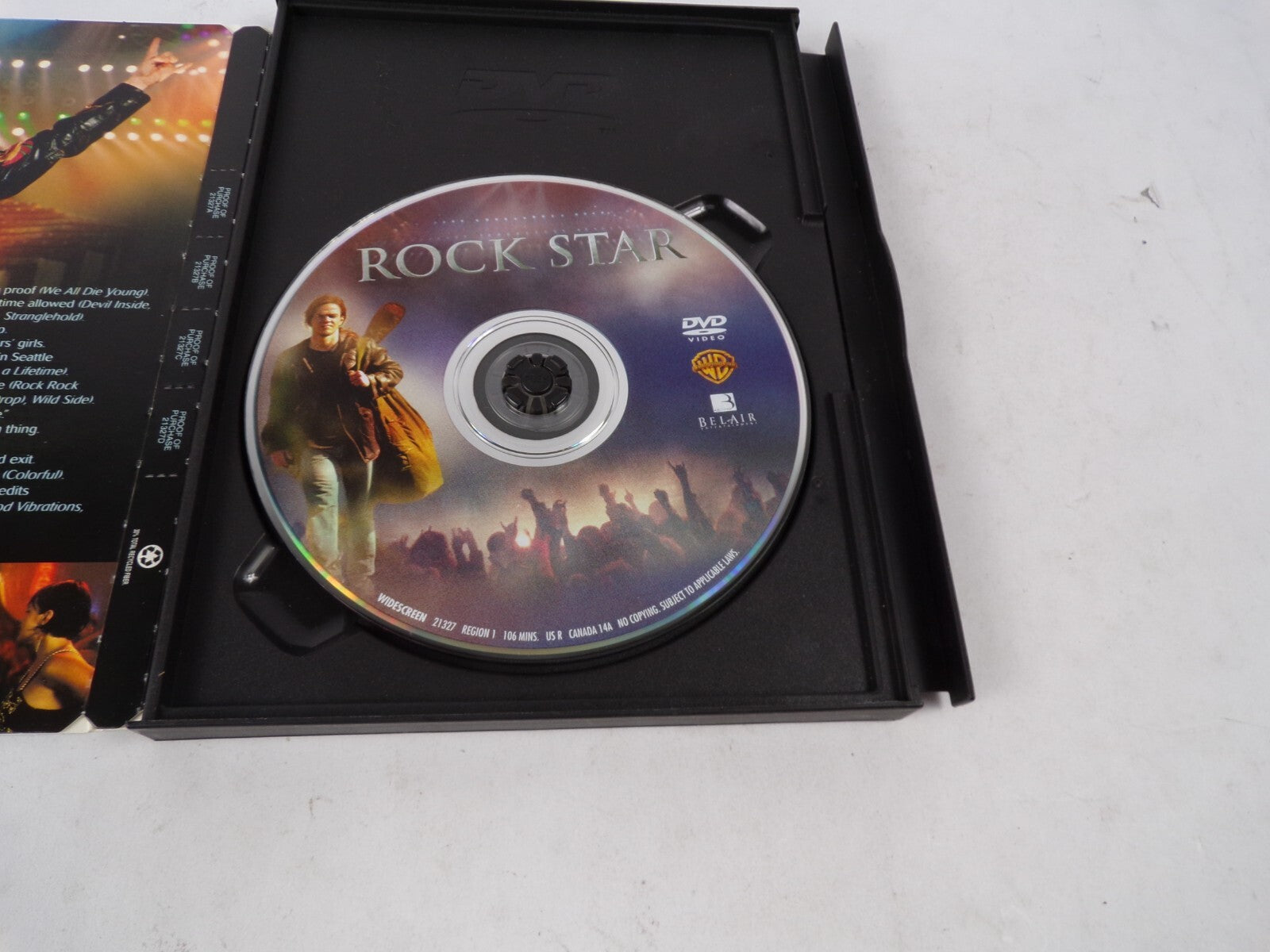 Rock Star Mark Wahlberg Jennifer Aniston Robert Lawrwnce Toby Jaffe DVD Movies