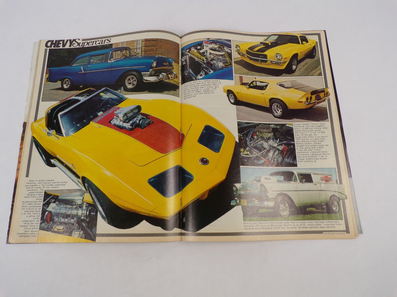 January 1979 Hot Rod Magazine Chevy Supercars Testing Ford's Hot One Mopar