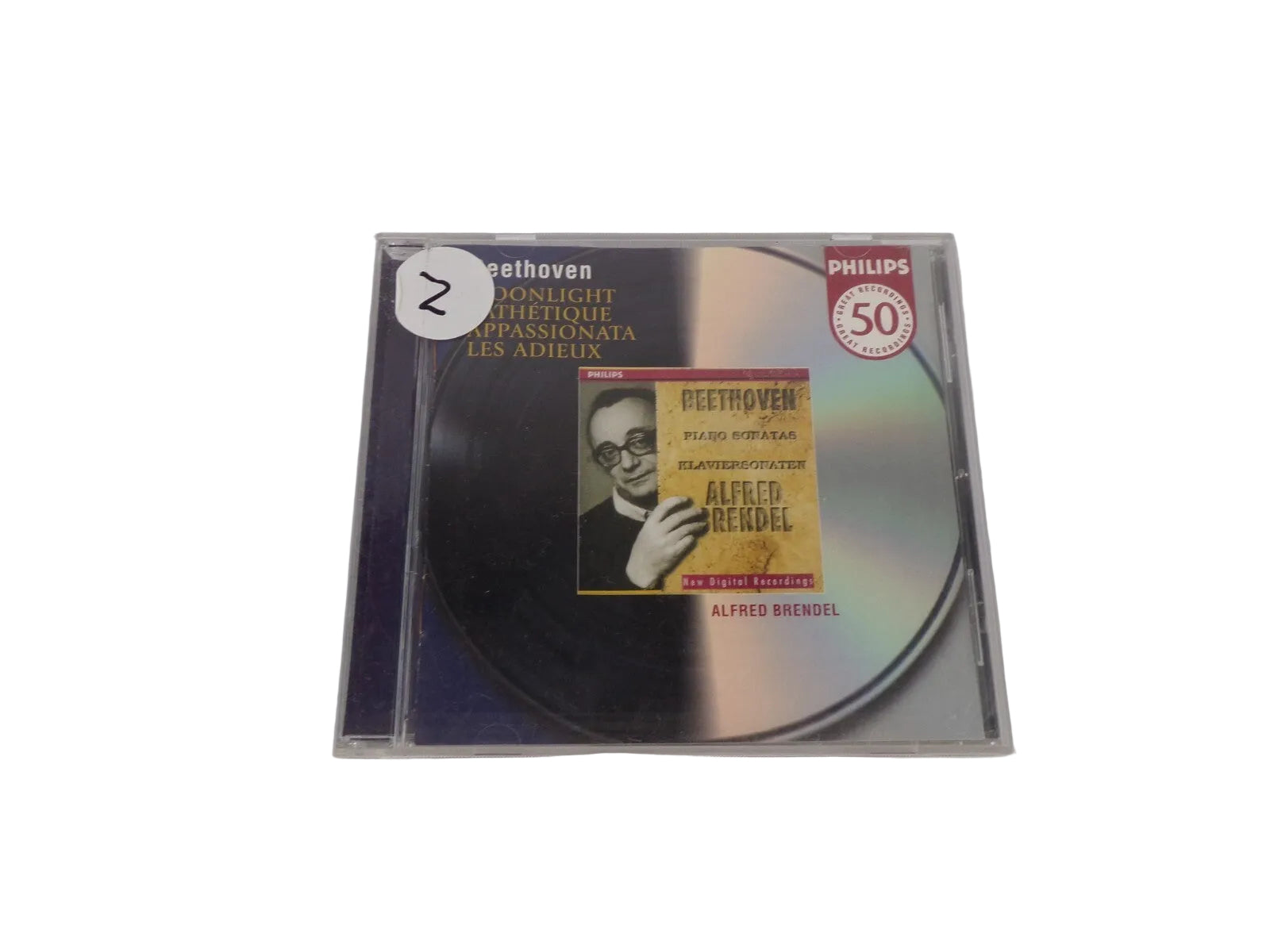 Ludwig Van Beethoven Alfred Brendel Piano Sonatas Moonlight CD#71