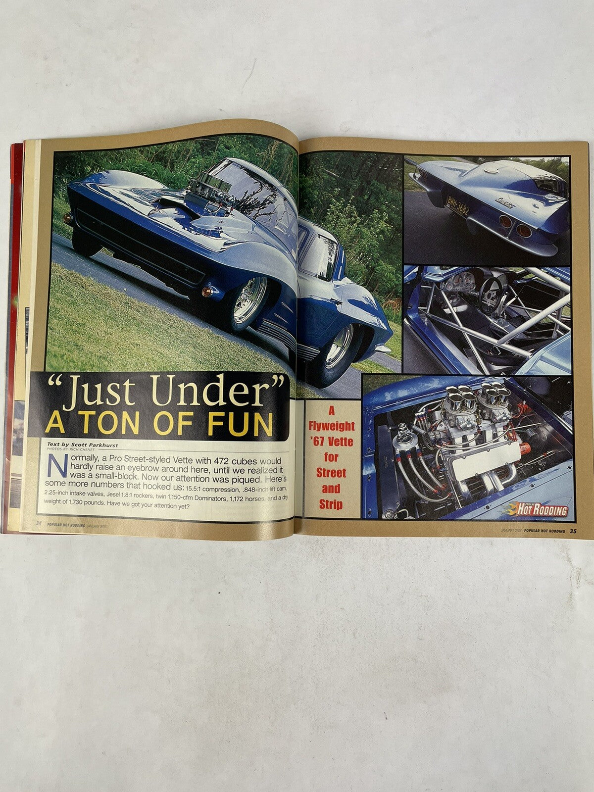 Lot of 12: Hot Rodding MAGAZINES Complete Full Set 12 issues Jan to Dec 2001