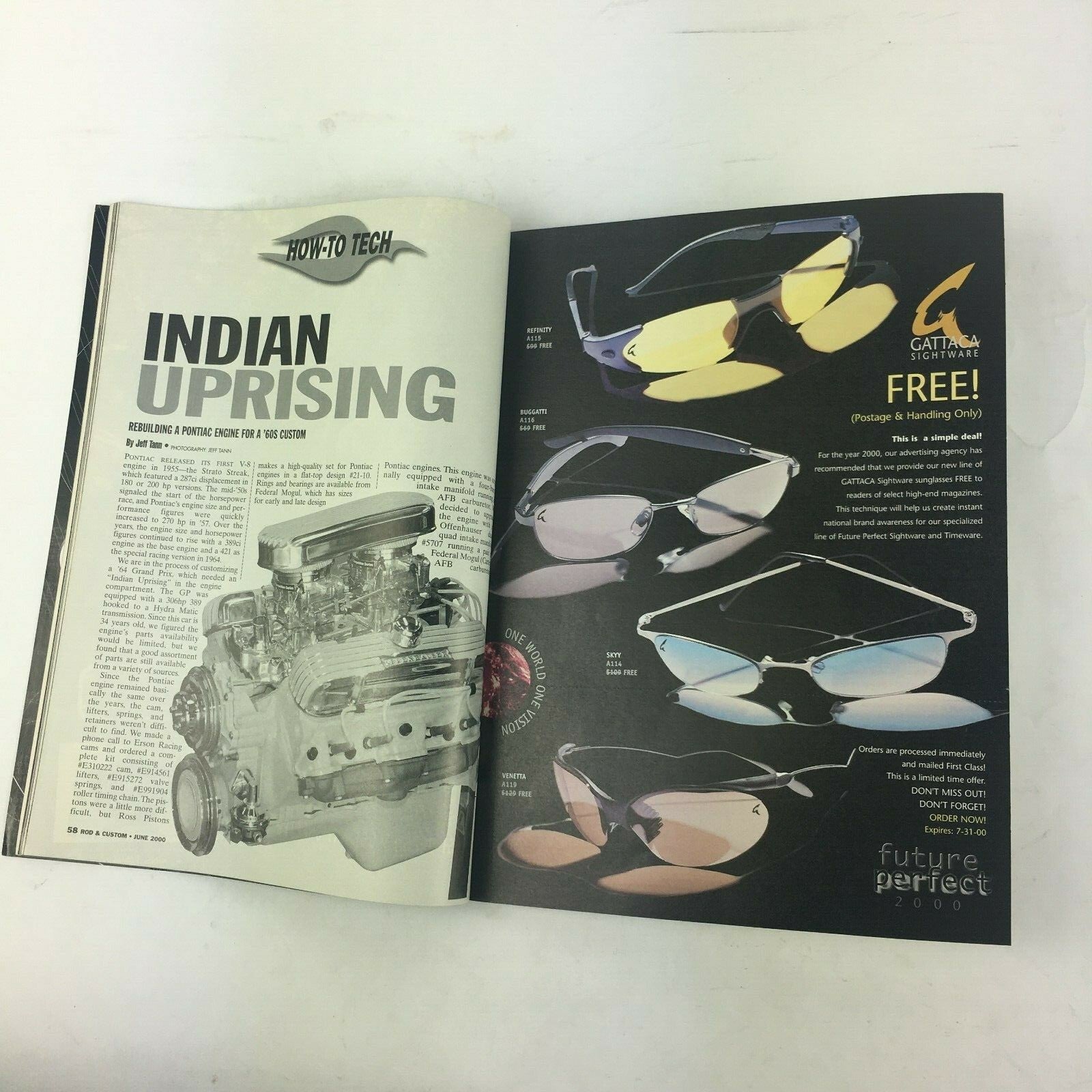 June 2000 Rod & Custom Magazine Retro Rods! Nostalgic&Traditional Rods & Customs