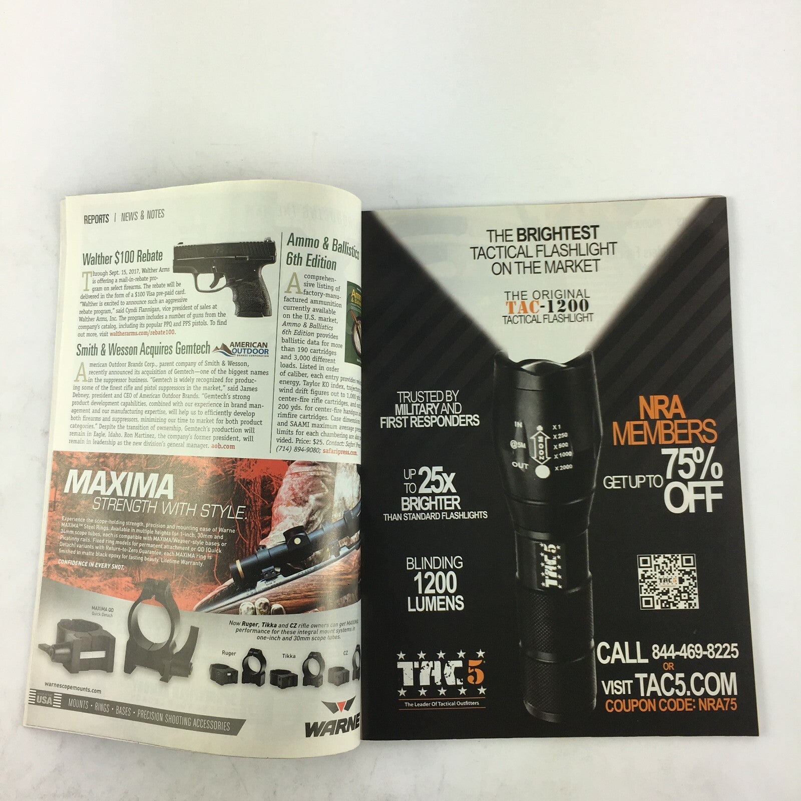 September 2017 American Rifleman Magazine 5th Annual NRA Gun Giveway