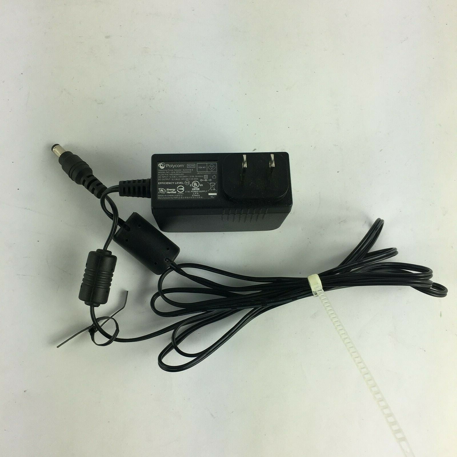 Genuine Polycom SPA015A648US Output 48V 300mA Power Supply Adapter A20