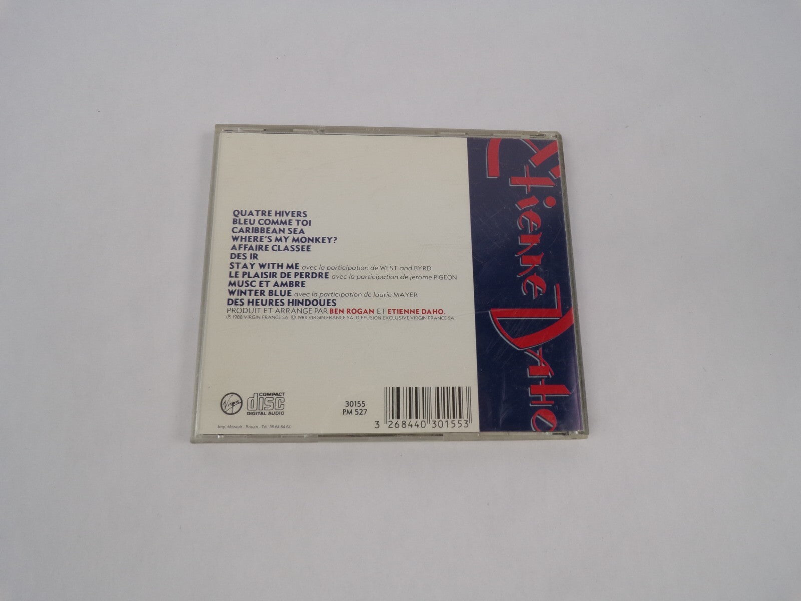Etienne Daho Pour Nos Vies Martiennes Quatre Hivers Bleu Comme TOI DES IR CD#63
