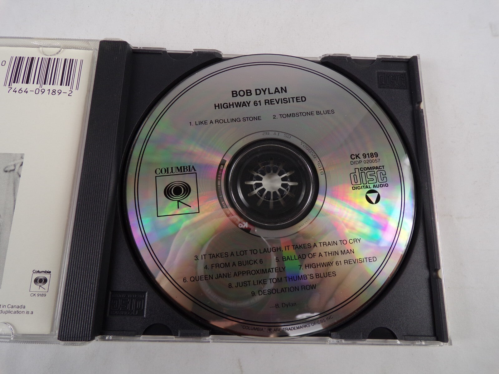 Bob Dylan Highway 61 Revisited Like A Rolling Stone Tombstone Blues CD#57