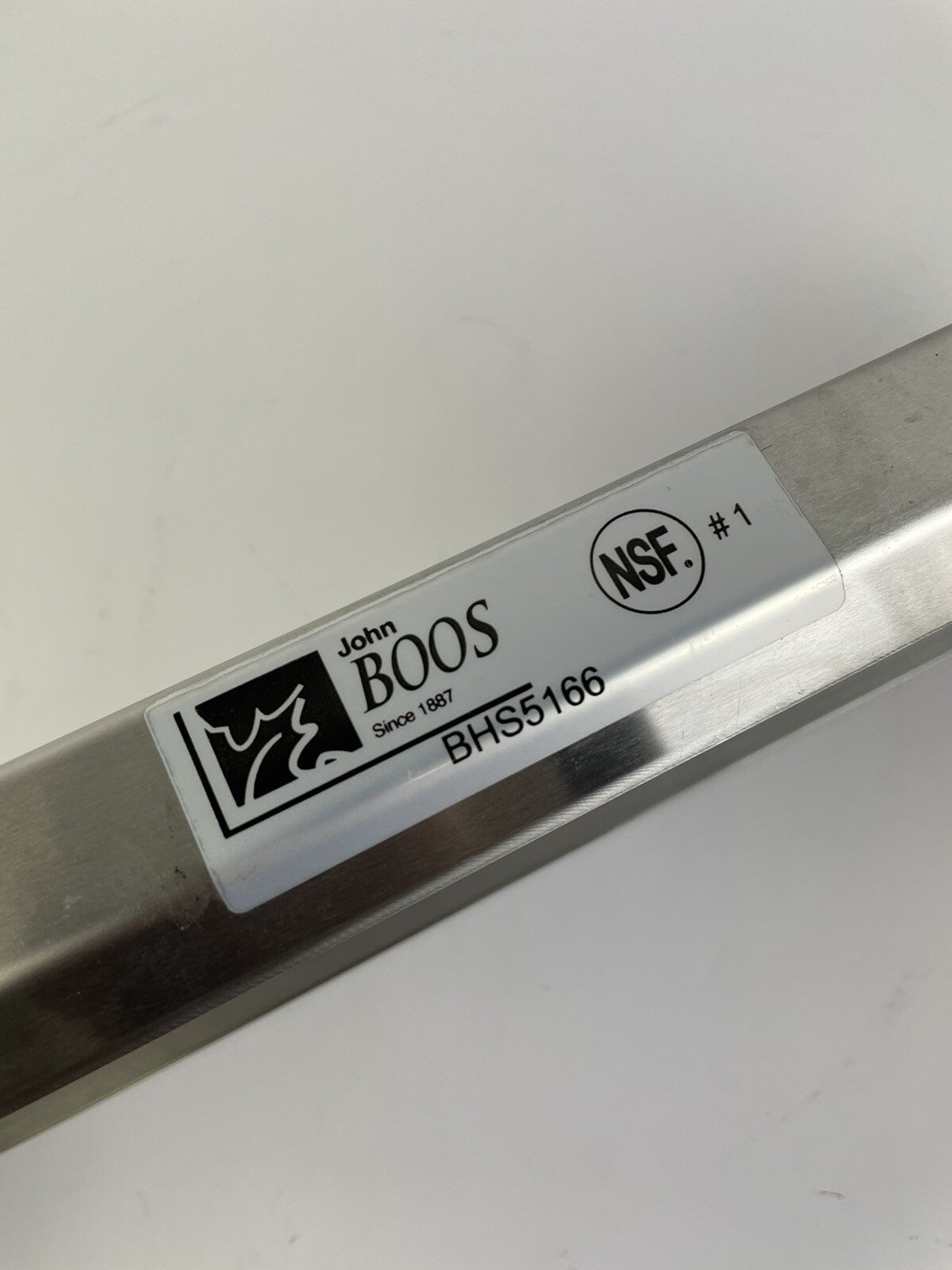 John Boos BHS5166 Lavatory Shelf wall-mounted 16"W x 5"D 16/300 stainless steel