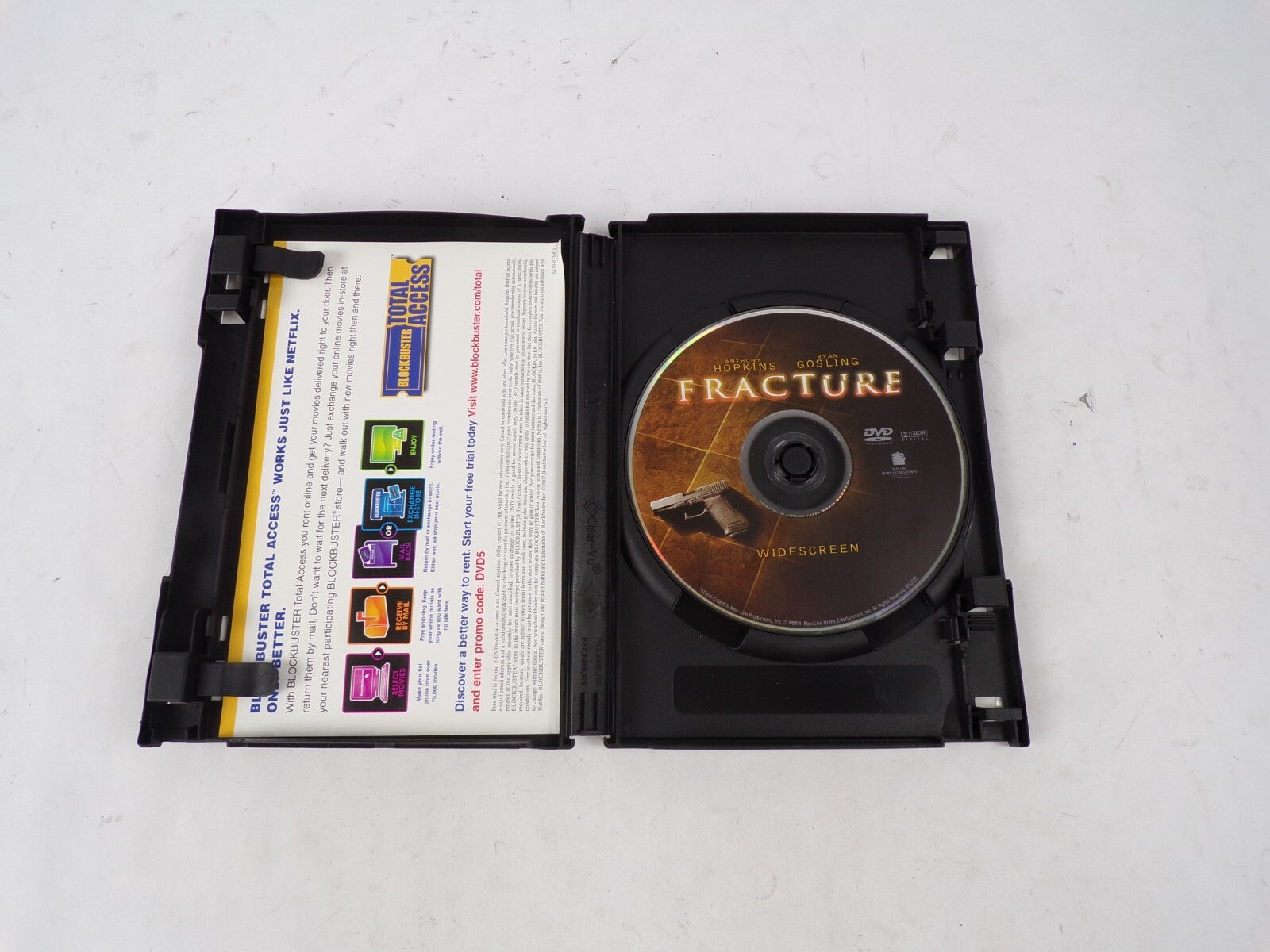 Fracture Anthony Hopkins Ryan Gosling Widescreen Academy Award Winner DVD Movies