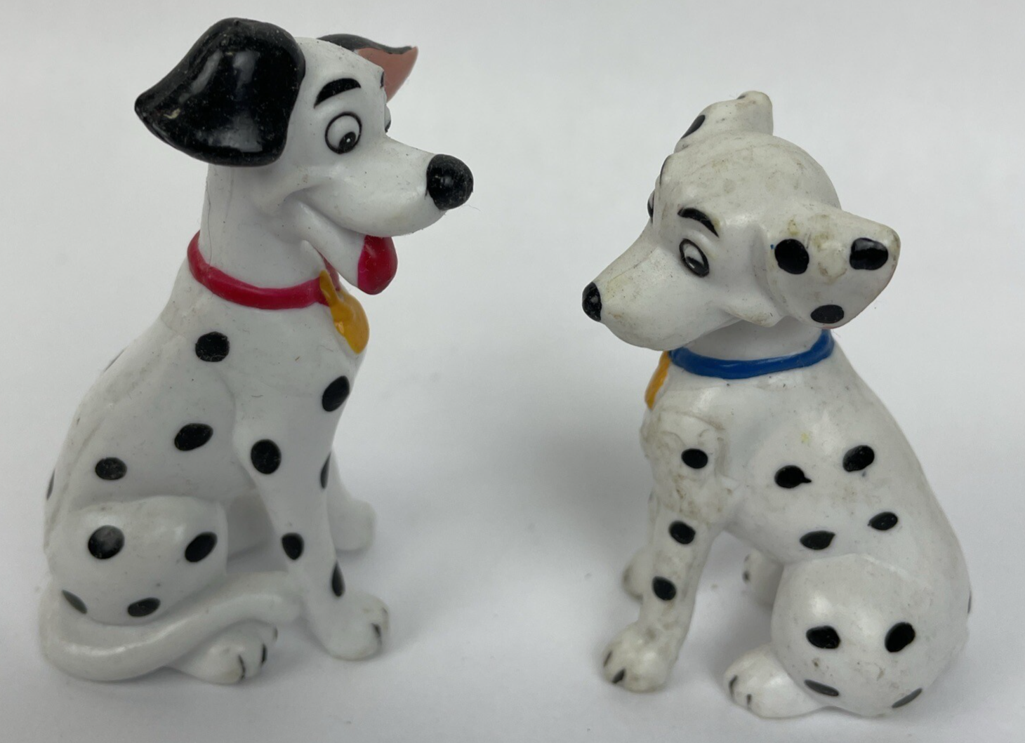 2 x Walt Disney 101 Dalmations Pongo 3" Dog Pupper Pup Cake Topper Figure Toy