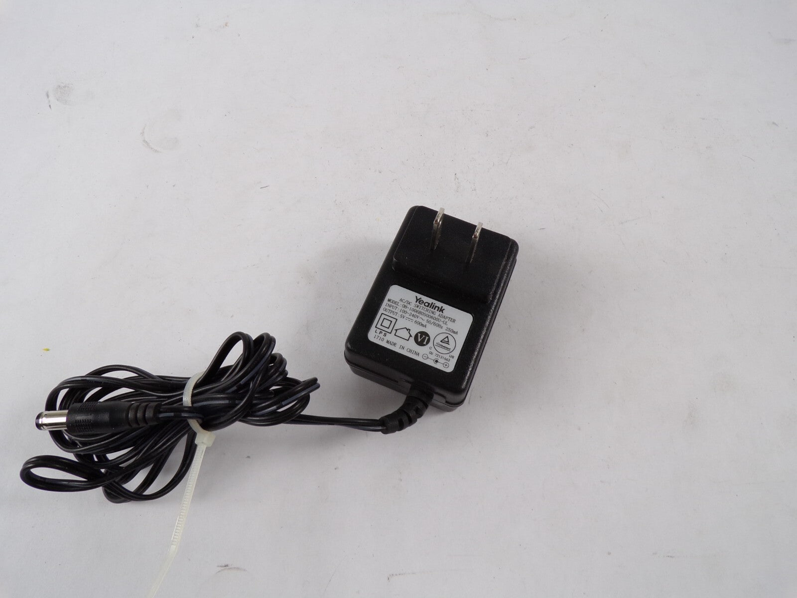 Genuine Yealink OH-1006B0500600U-UL Output 5 V 600mA Power Supply Adapter A43