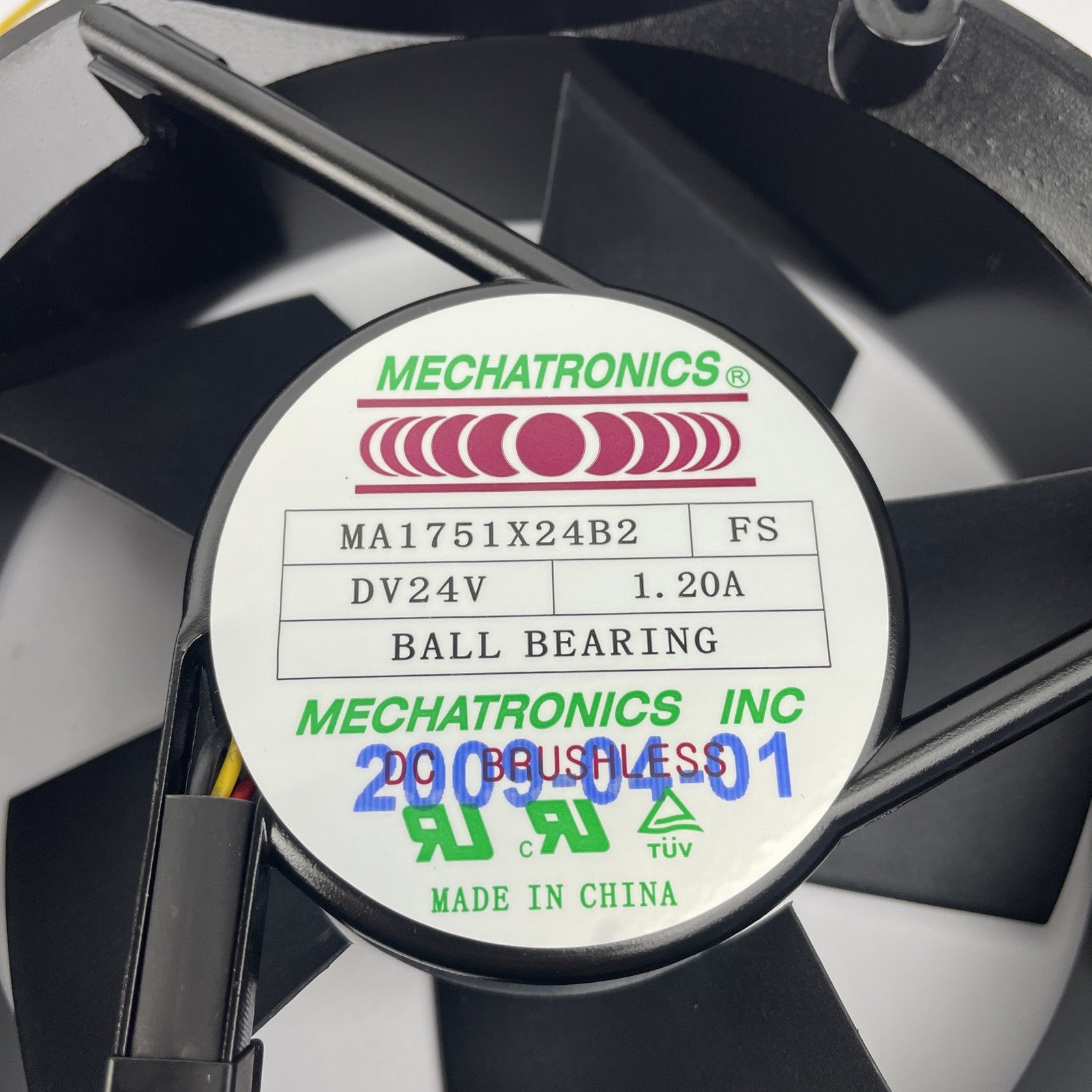 Mechatronics MA1751X24B2 Brushless Axial Fan 24VDC 290CFM 3400RPM 172x150x51mm