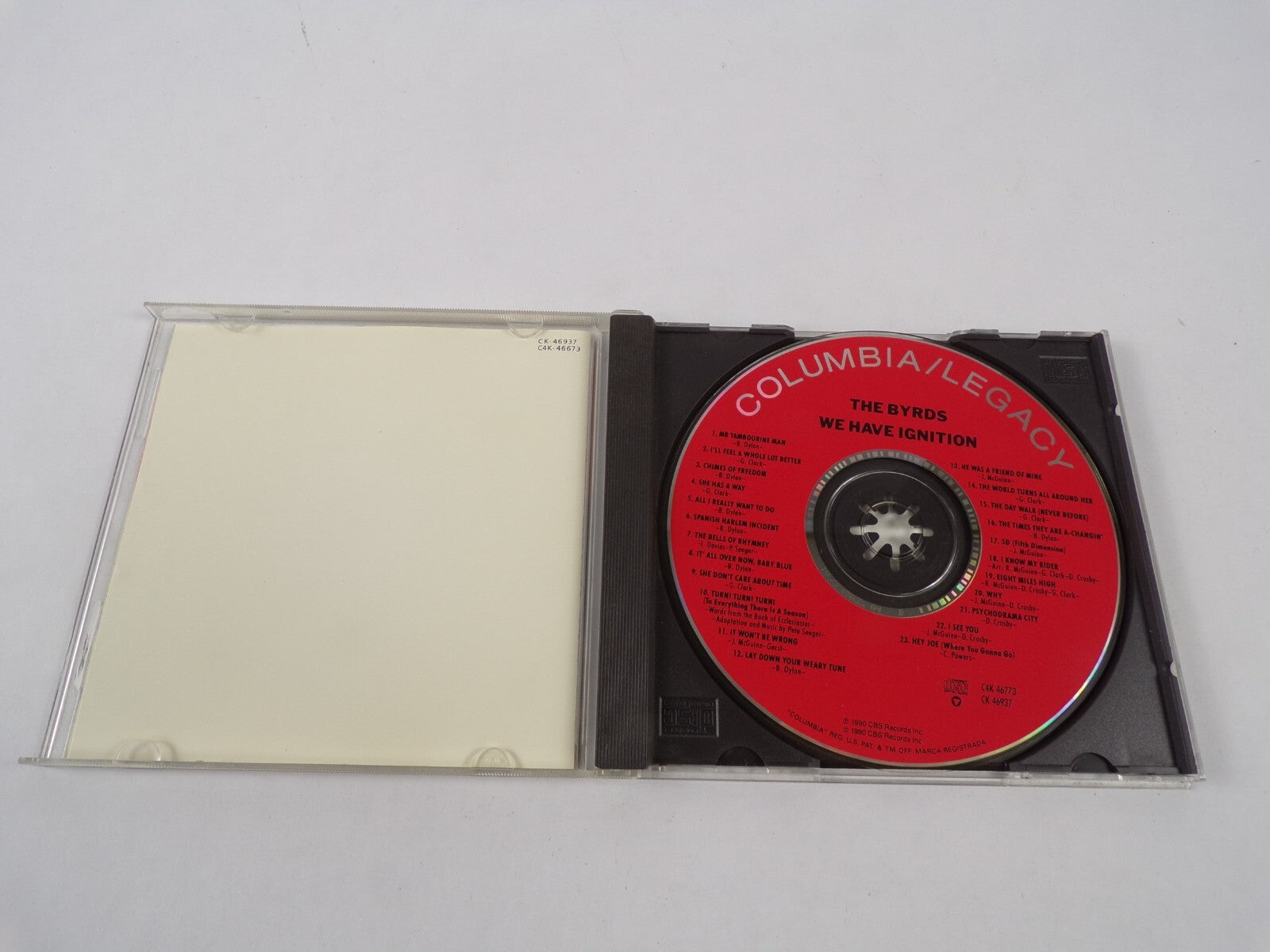 The Byrds We Have Ignition Mr. Tambourine Man I'll Feel A Whole Lot Better CD#46