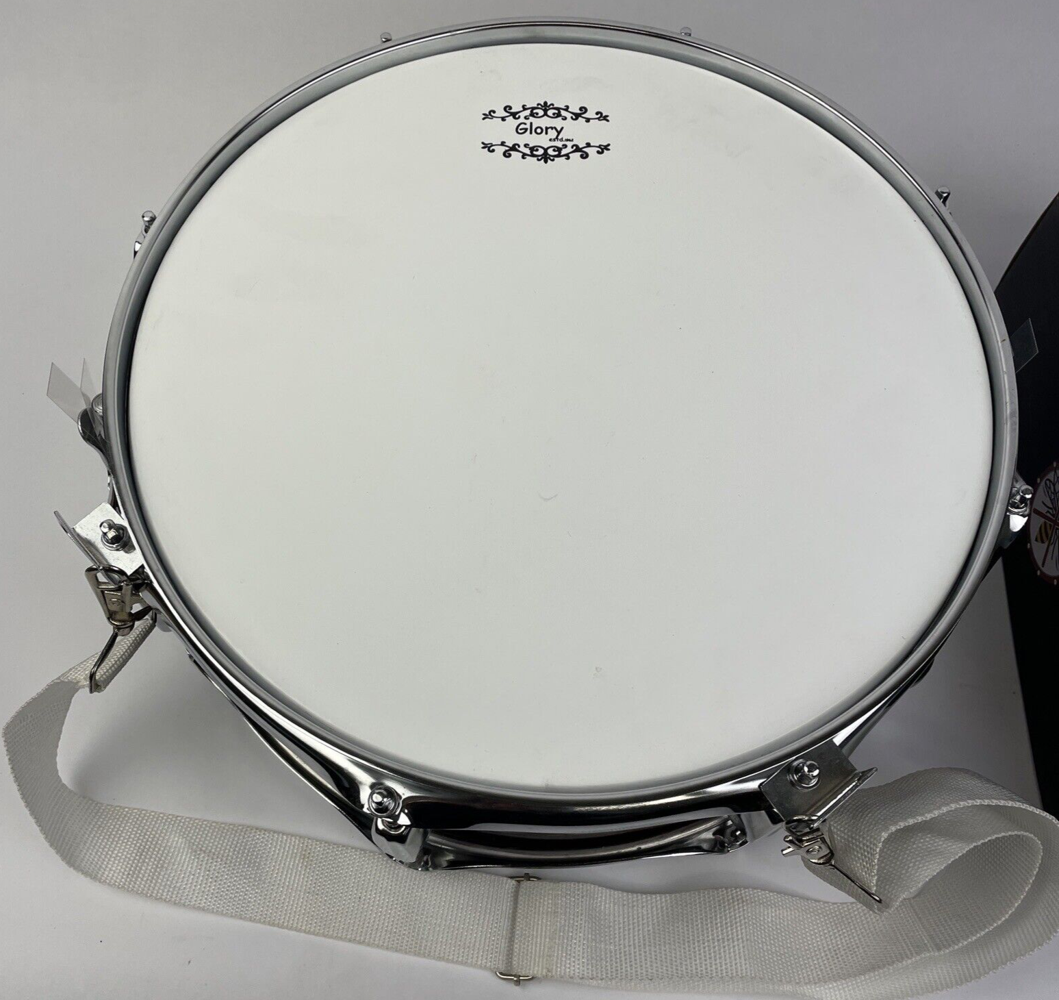 Glory estd. 1962 Student Snare Drums w/ Snare Buzz Kit Metallic Red LOOK - VGC