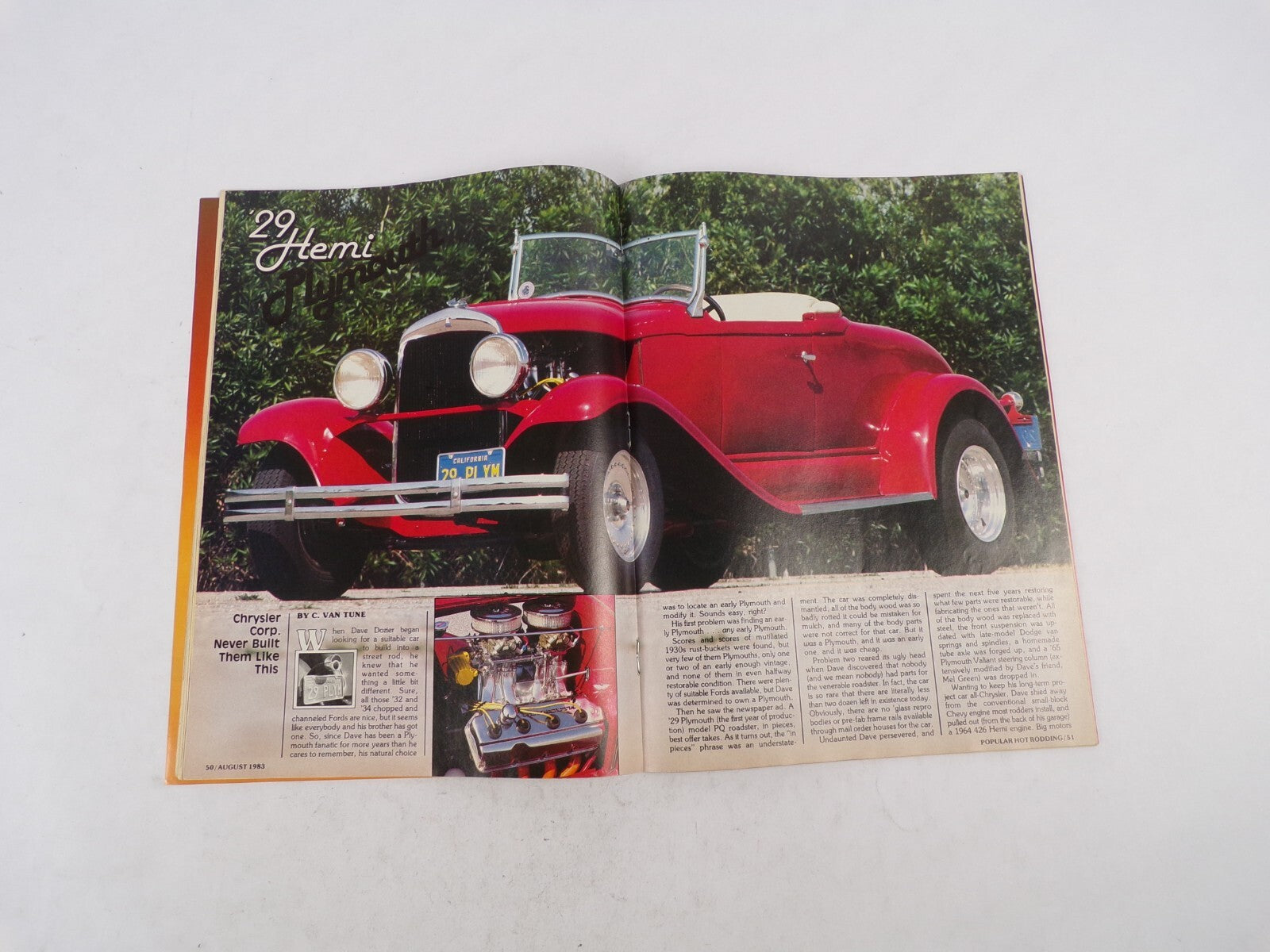 August 1983 Hot Rod Magazine How To Build Your First Engine '83 Monte Carlo SS A