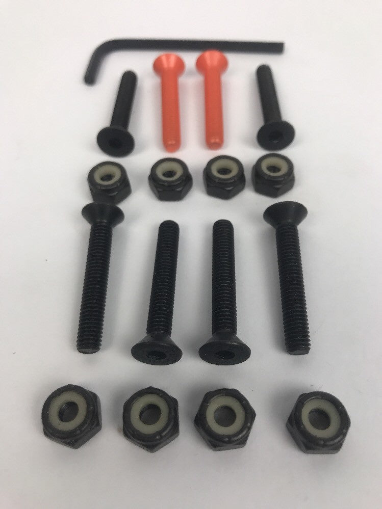 NOS Grind King SKATEBOARDS 1.25” Allen Skateboard Hardware 2 Orange Bolts