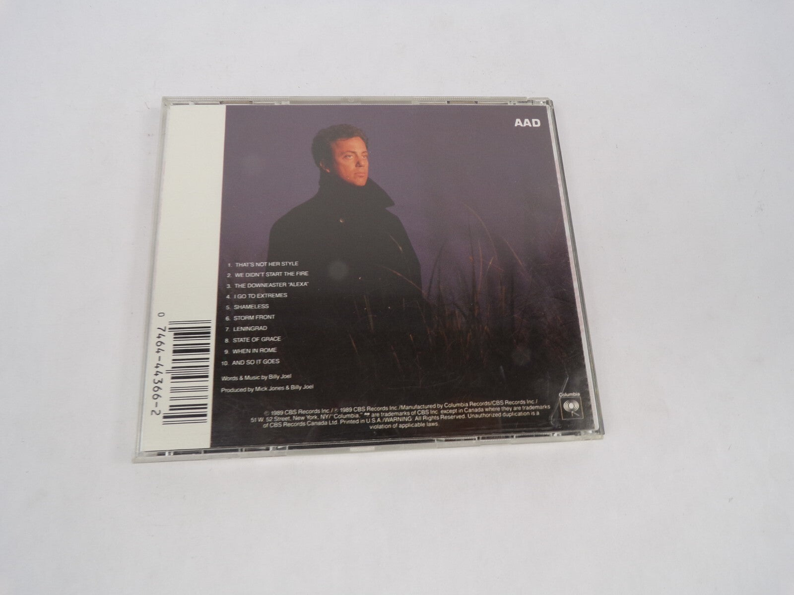Billy Joel Storm Front Thats Not Her Style We didnt Start The Fire ShamelesCD#63
