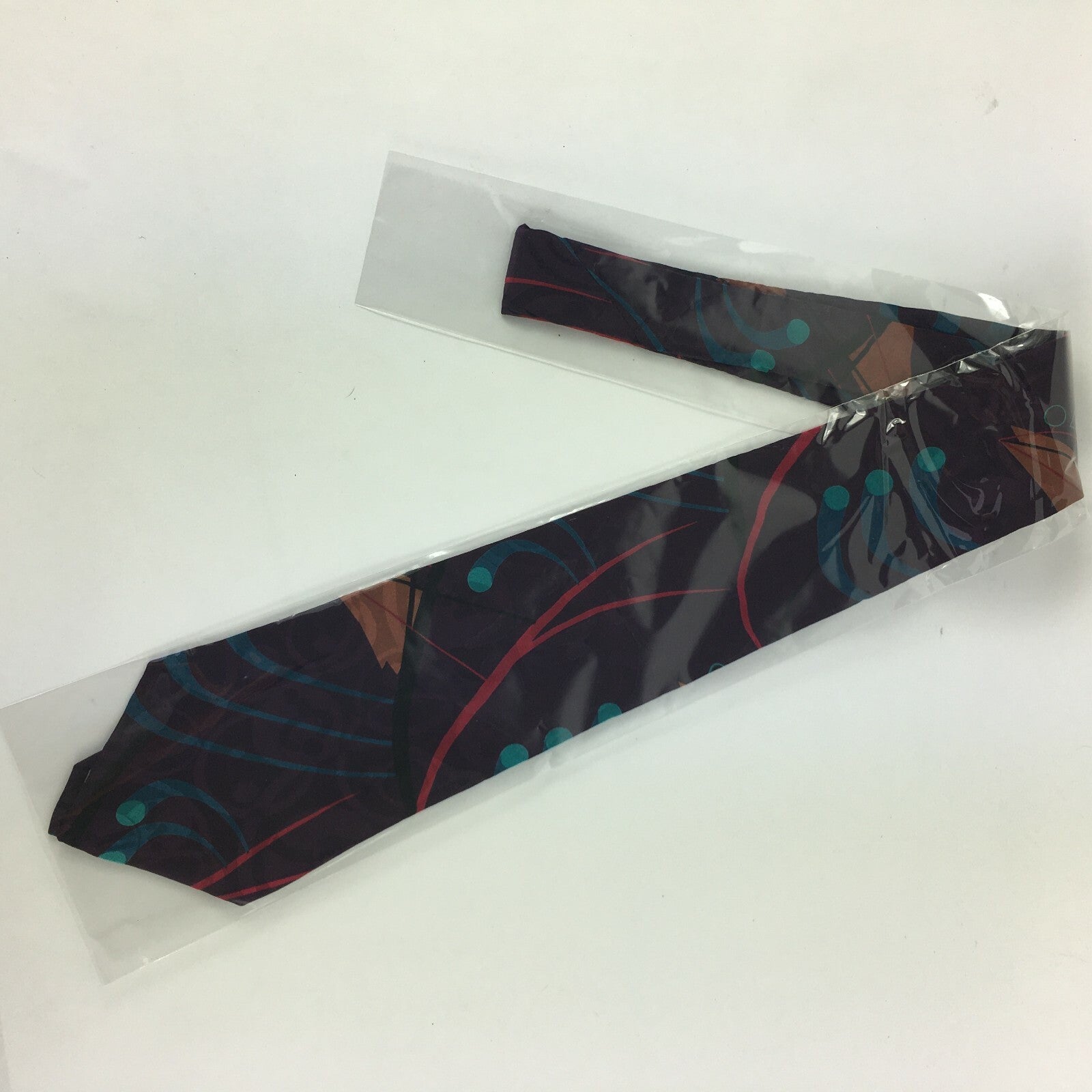 Genuine Adolfo 100% Silk Handmade Stylish Formal/Casual Tie Multi Coloured