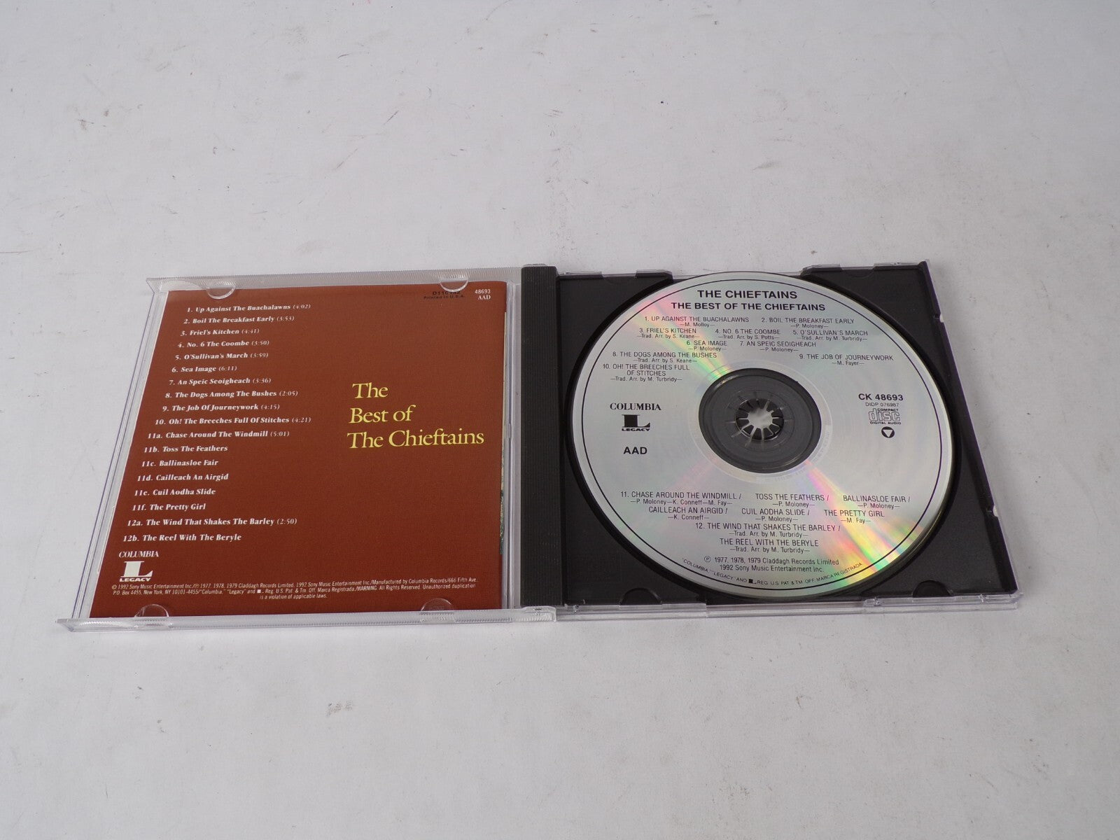 The Best Of The Chieftains Up Against The Buachalaws Boil The Breakfast CD#41