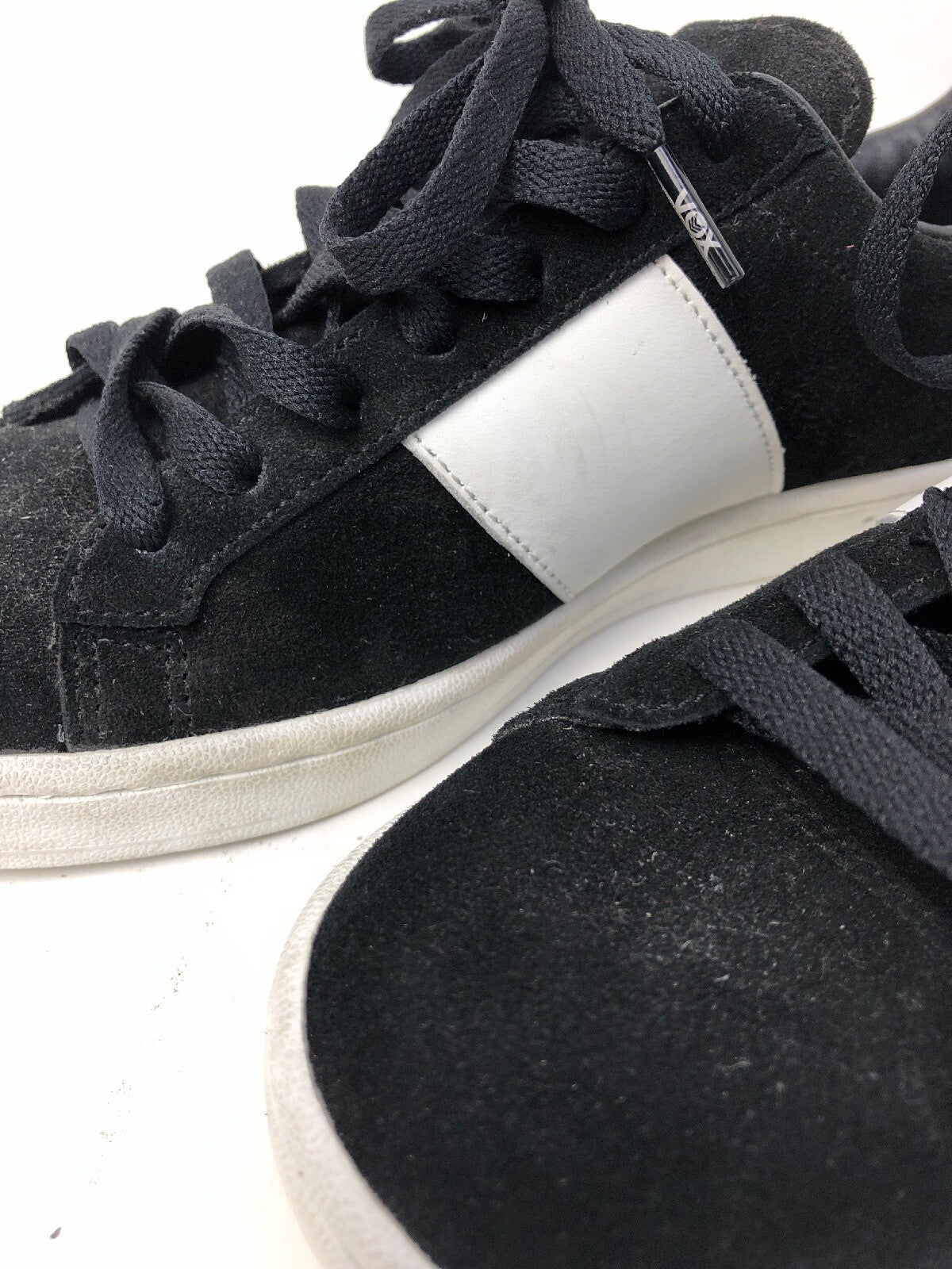 Men’s Gourmet Footwear Sneakers Size 8.5 ROSSIL Black Suede SKATE Shoes FSTSHP