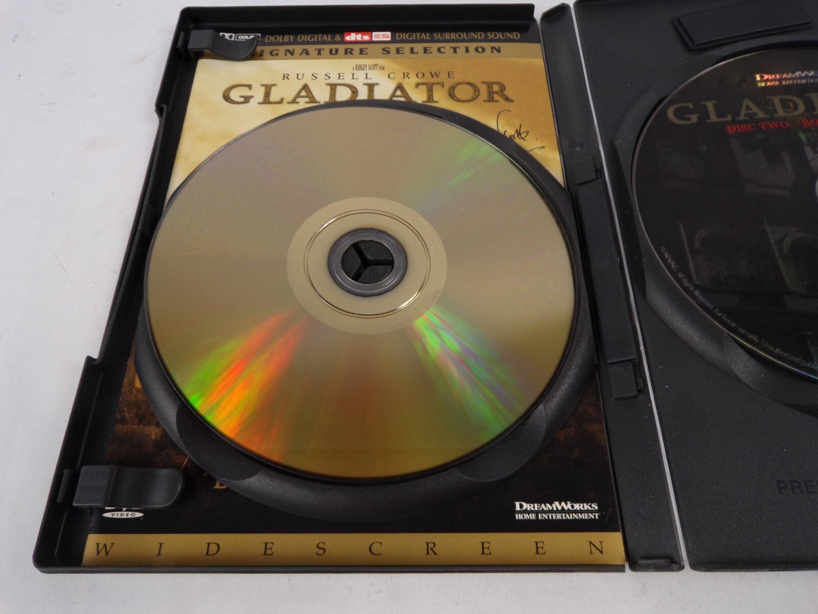 Gladiator Russell Crowe Signature Selection "Dazzling! Spectacular!" DVD Movies