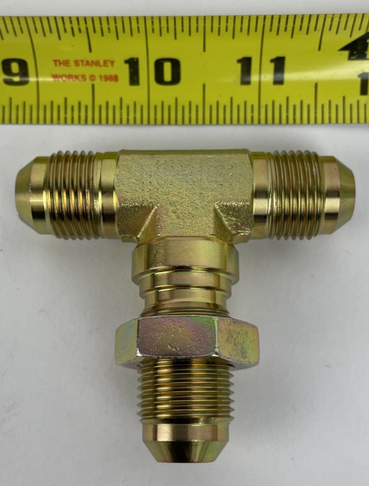 EATON 12-S50X-S 1-1/16-12 SAE ORB Male x 3/4" JIC x 3/4" JIC Branch TEE