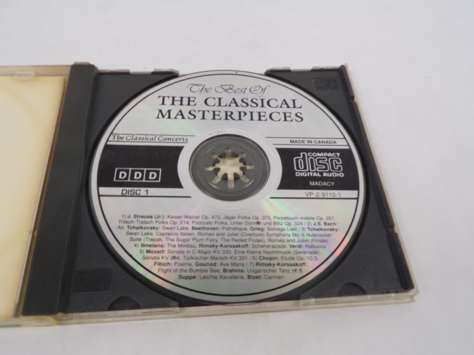 The Best Of The Classical Materpieces Mozart Chopin Fibich CD#71