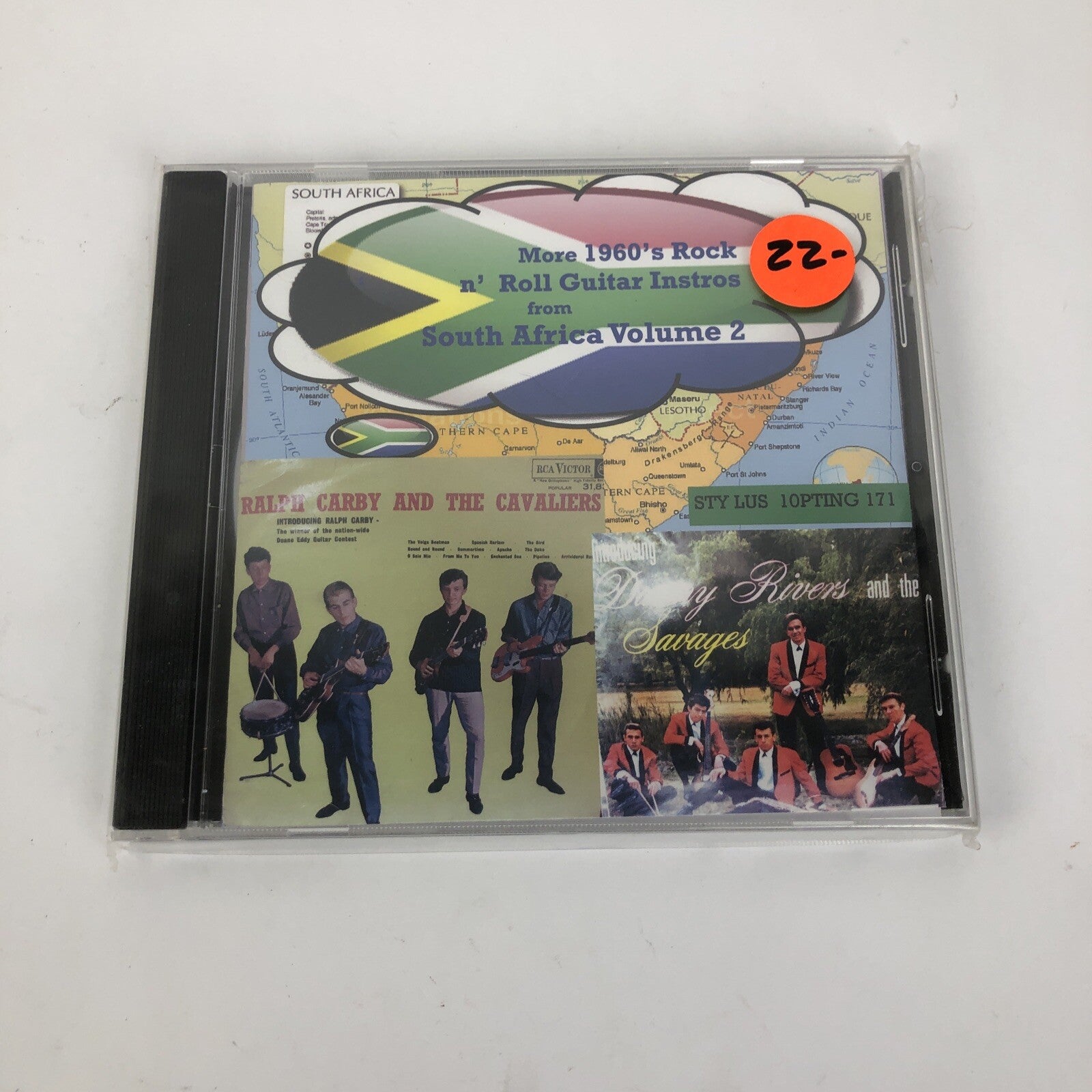 More 1960's Rock n' Roll Guitar Instros from South Africa Volume 2 CD Stylus #32