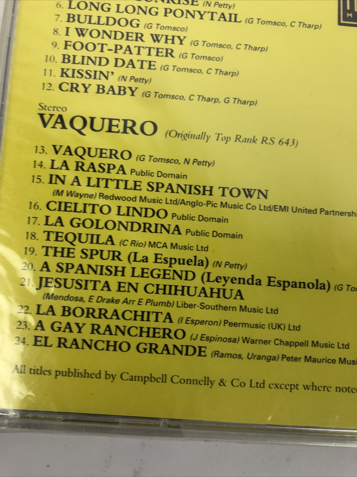 Fireballs - Fireballs / Vaquero - The Fireballs CD Norman Petty Masters - New #2