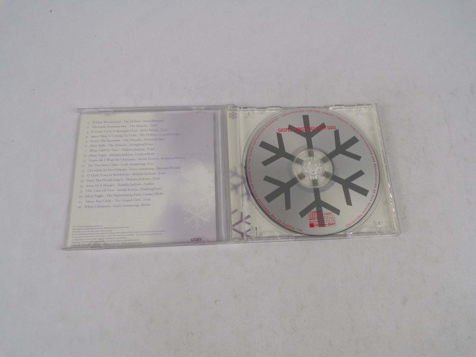 Gospel Christmas With Soul Mahalia Jackson The Drifters Louis Armstrong CD#19