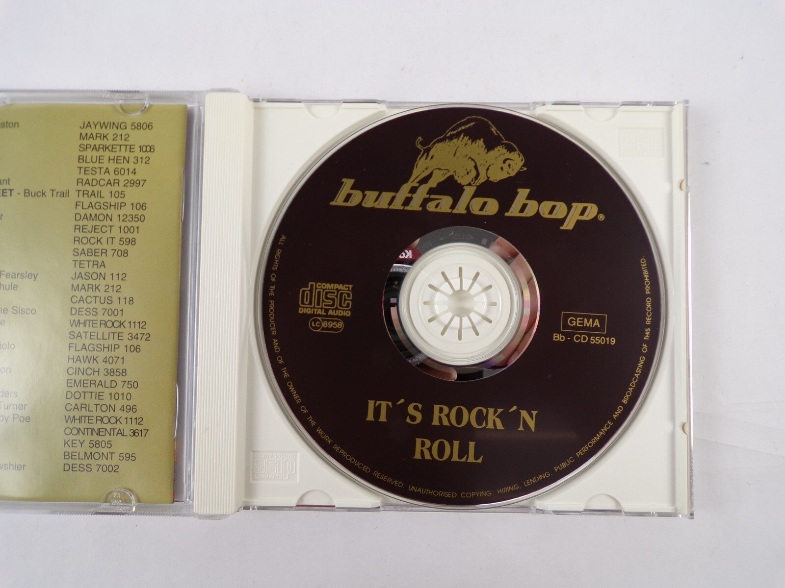 Buffalo Bop It's Rock'N' Roll Pretty Little Woman CD #18