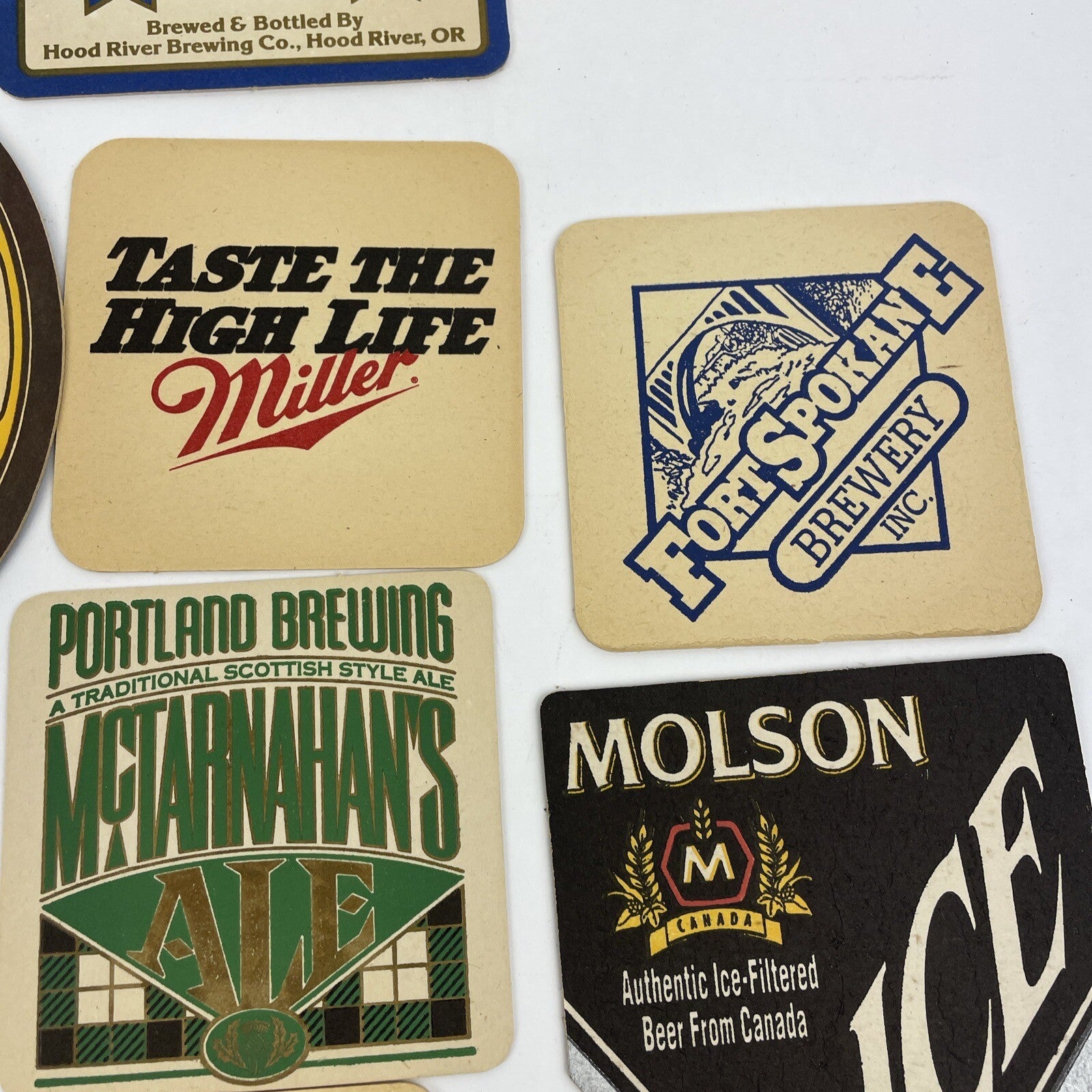 Vintage beer coasters Lot of 20 ALL DIFFERENT Import & Domestics Home Bar Retro