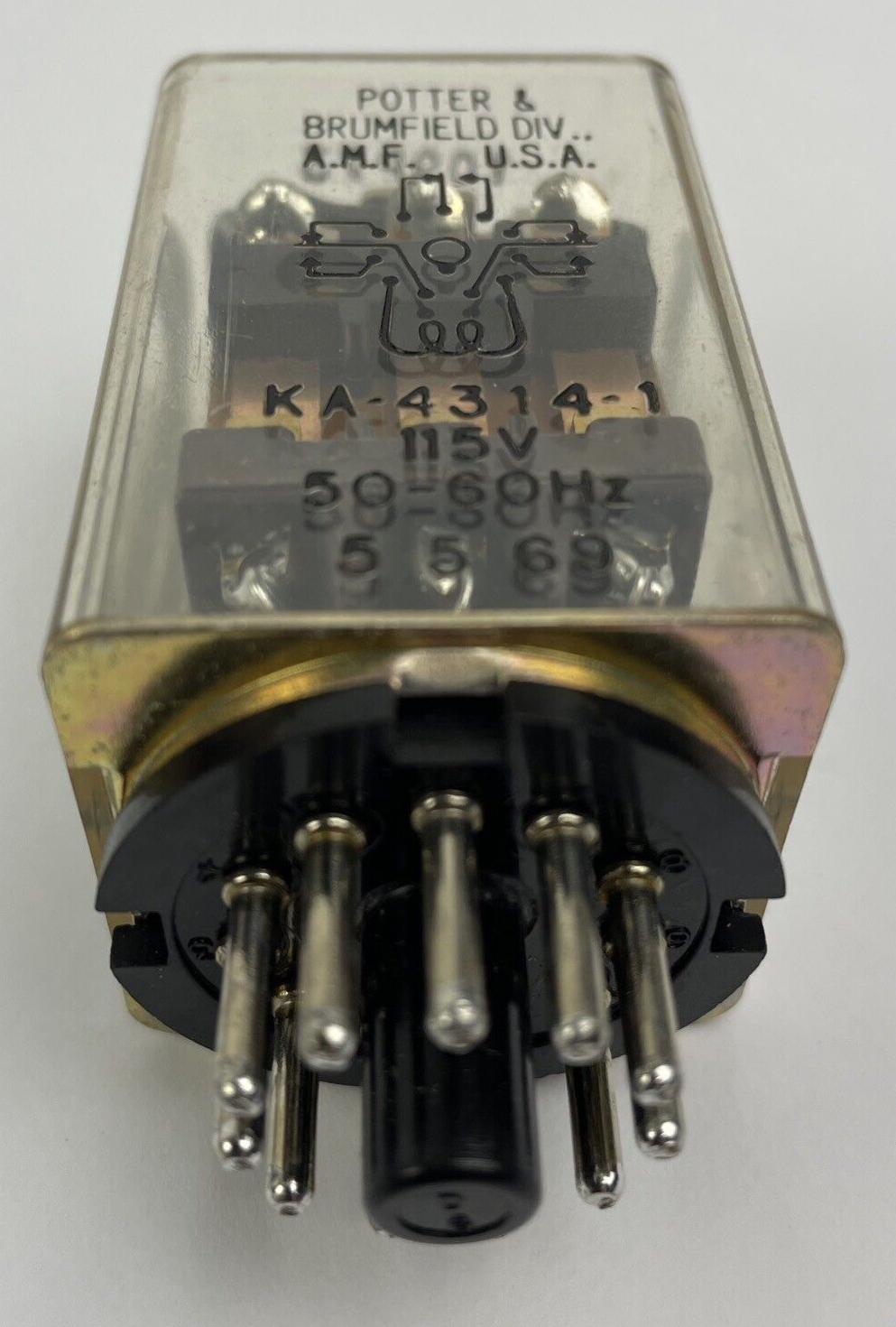 Potter & Brumfield Division U.S.A. KA-4314-1 50-60Hz 115V 5 5 69 NOS - LOOK