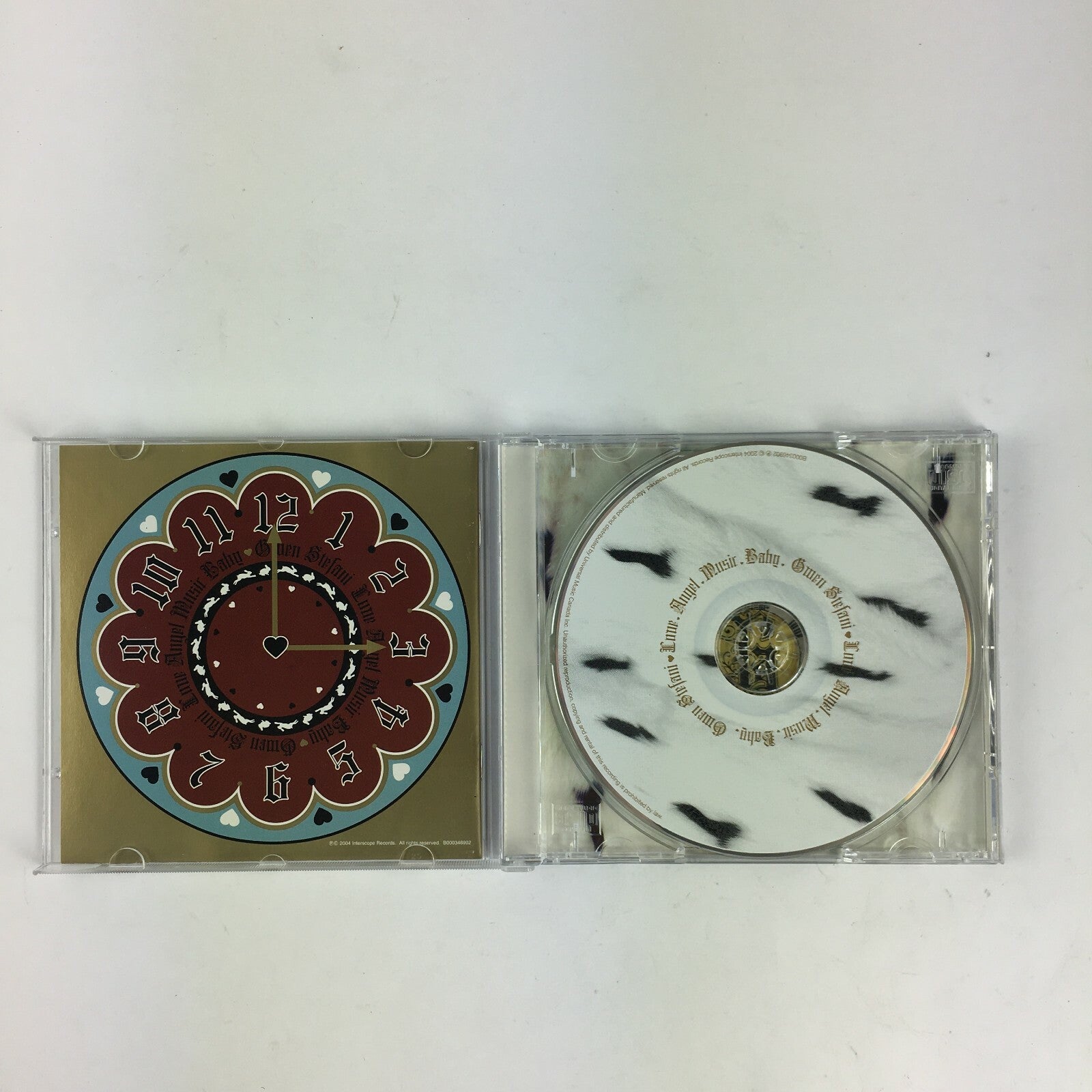 CD Tune Angel_ Music_ Baby Gwen Stelani November 2004