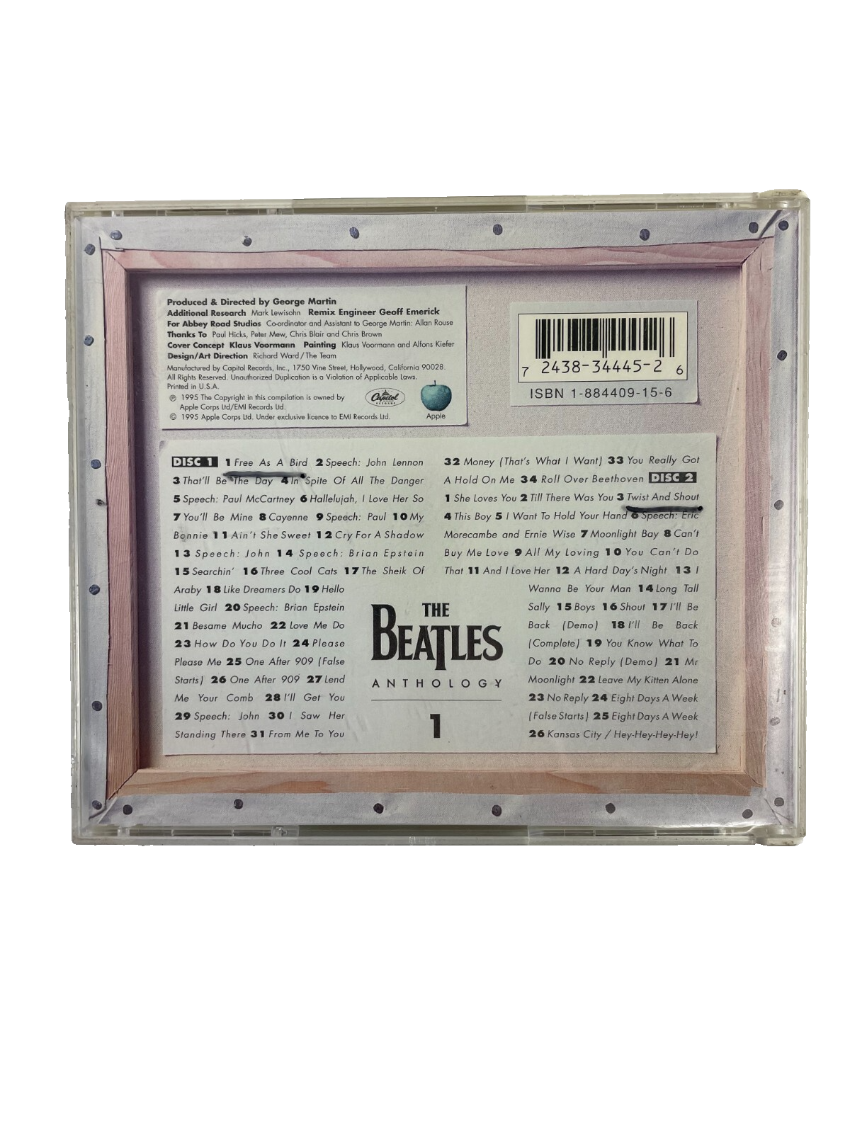 The Beatles Anthology Free As A Bird We Were Four Guys That's All CD#37