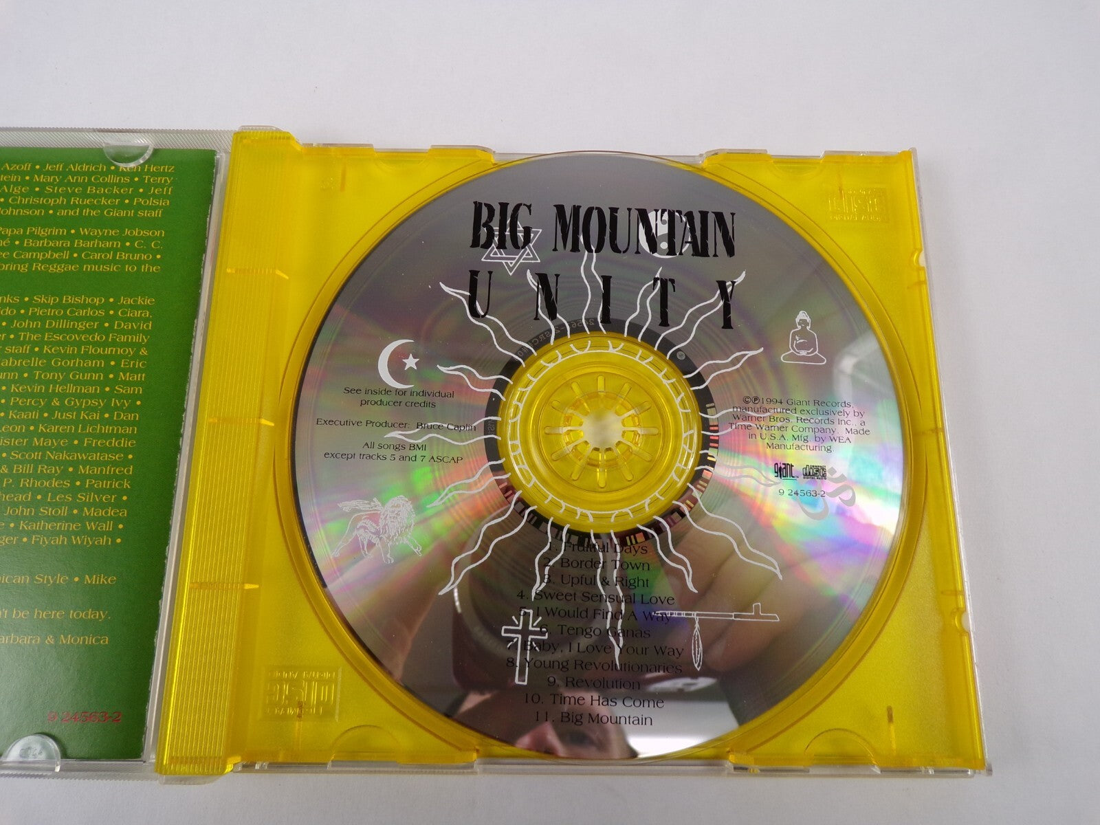 Big Mountain Unity Fruitful Days Border Town Upful Right Times Has Come CD#58