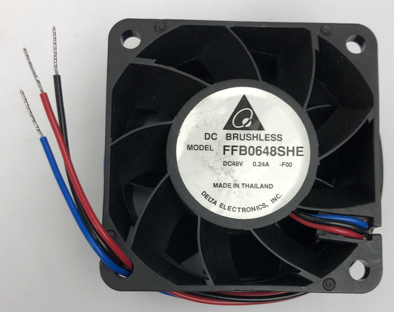 NEW Delta FFB0648SHE 6038 6cm 48V 0.24A 60*60*38mm 3-line Cooling Fan USA SHIP