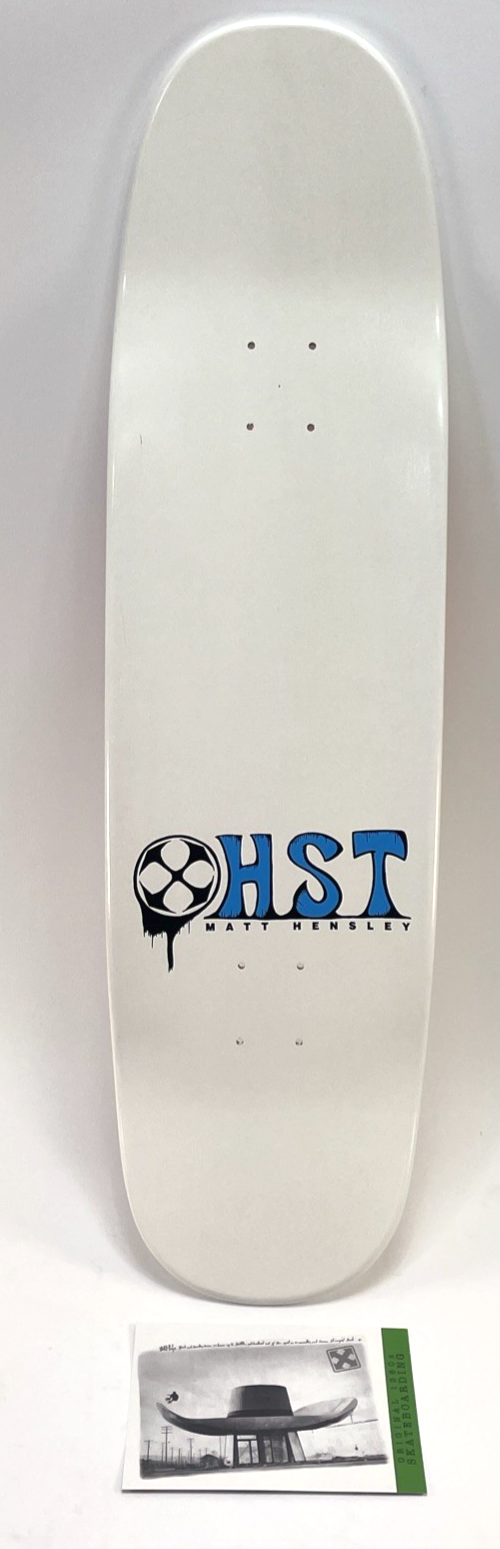 Matt Hensley Stained Glass Scooter Puppet Reissue H-STREET White Dip Signed