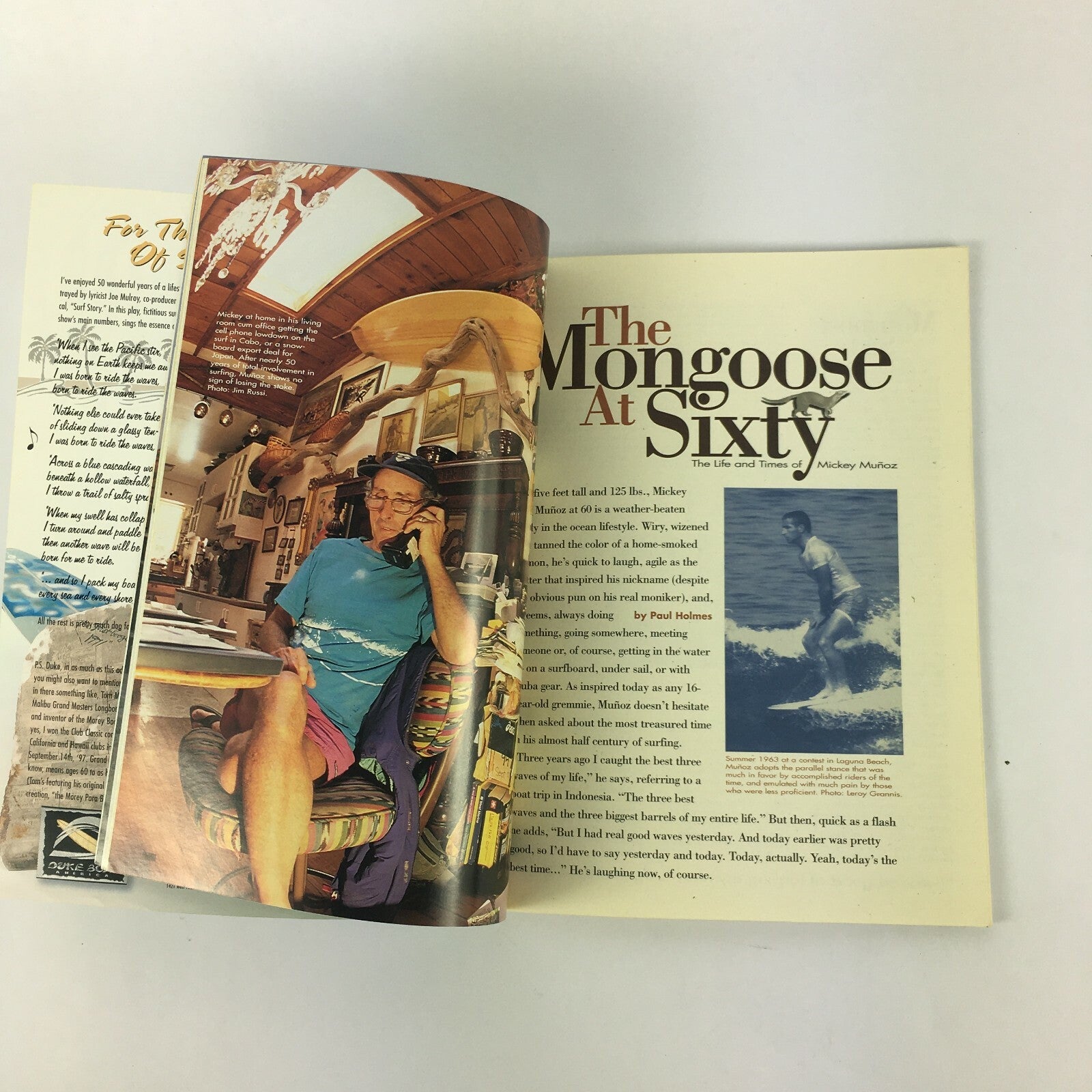 December 1997 Longboard Magazine Canary Islands Mickey Munoz New York Malcolm's