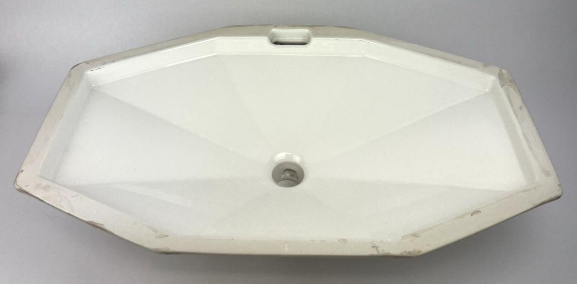 OEM Kallista P72044-WO-7 Jeton Under-Mount Sink W/ Overflow POLISHED White