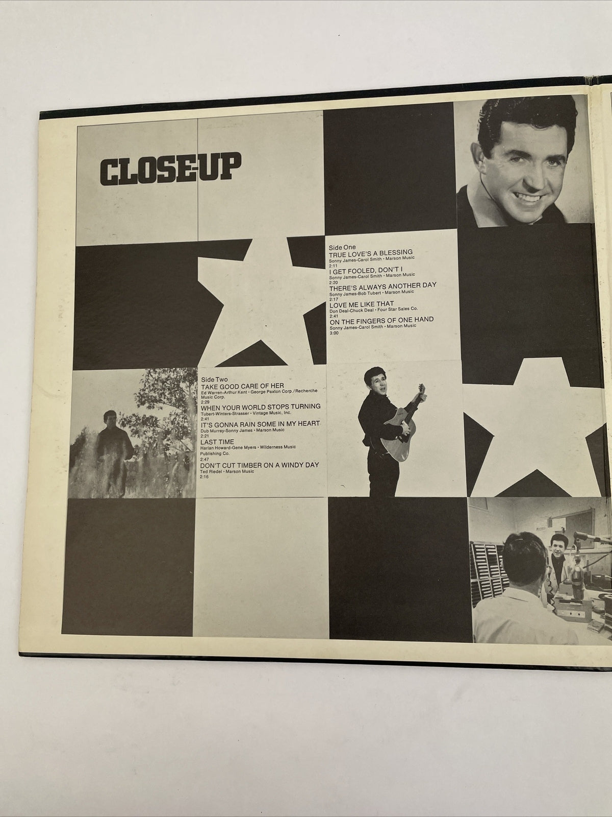 Sonny James Close-Up 2 X LP Capitol Stereo Rainbow Gatefold LP Vinyl Record (s)