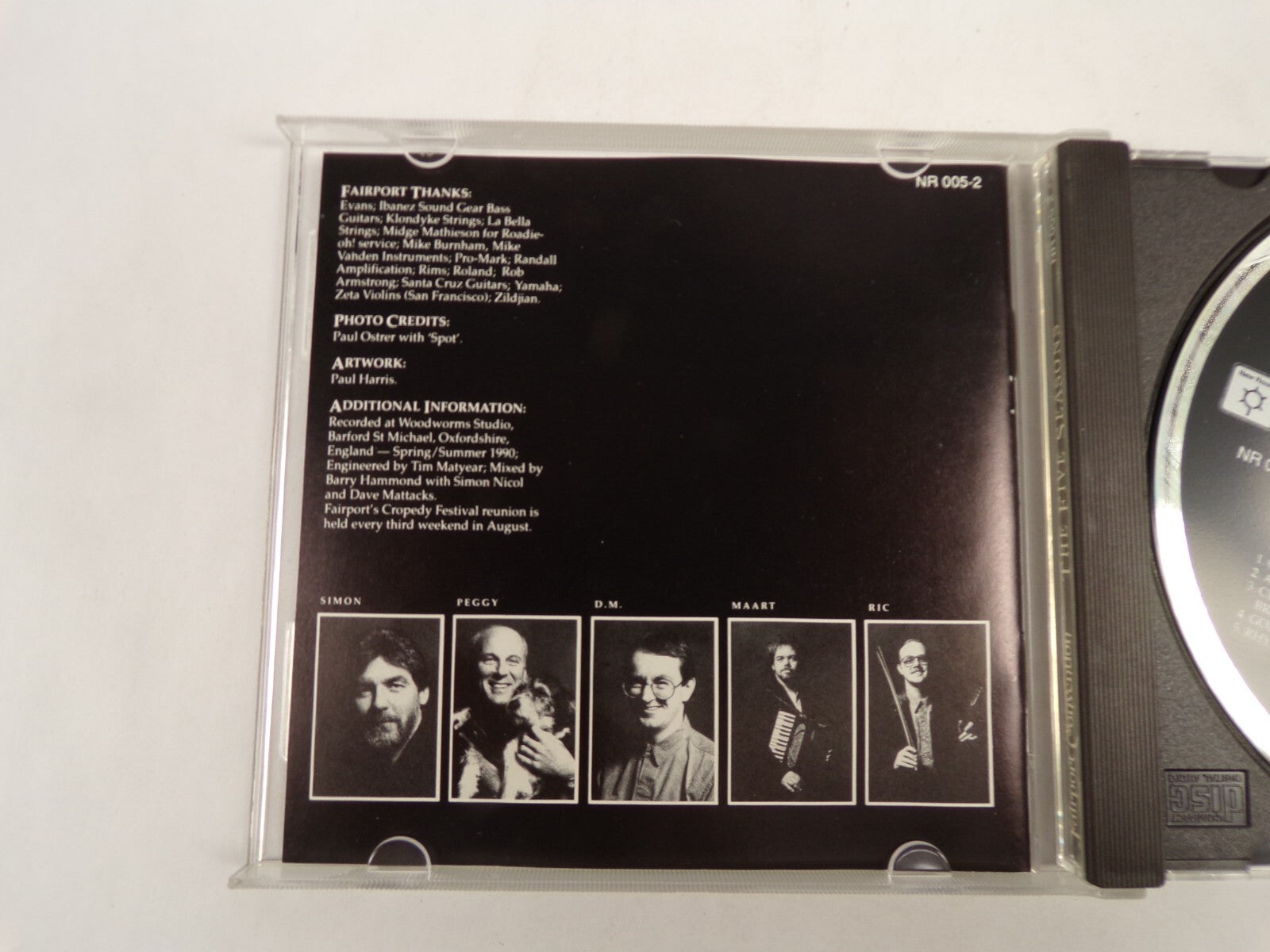 Fairport Convention The Five Seasons Claudy Banks Gold Ginnie Sock In It CD#52
