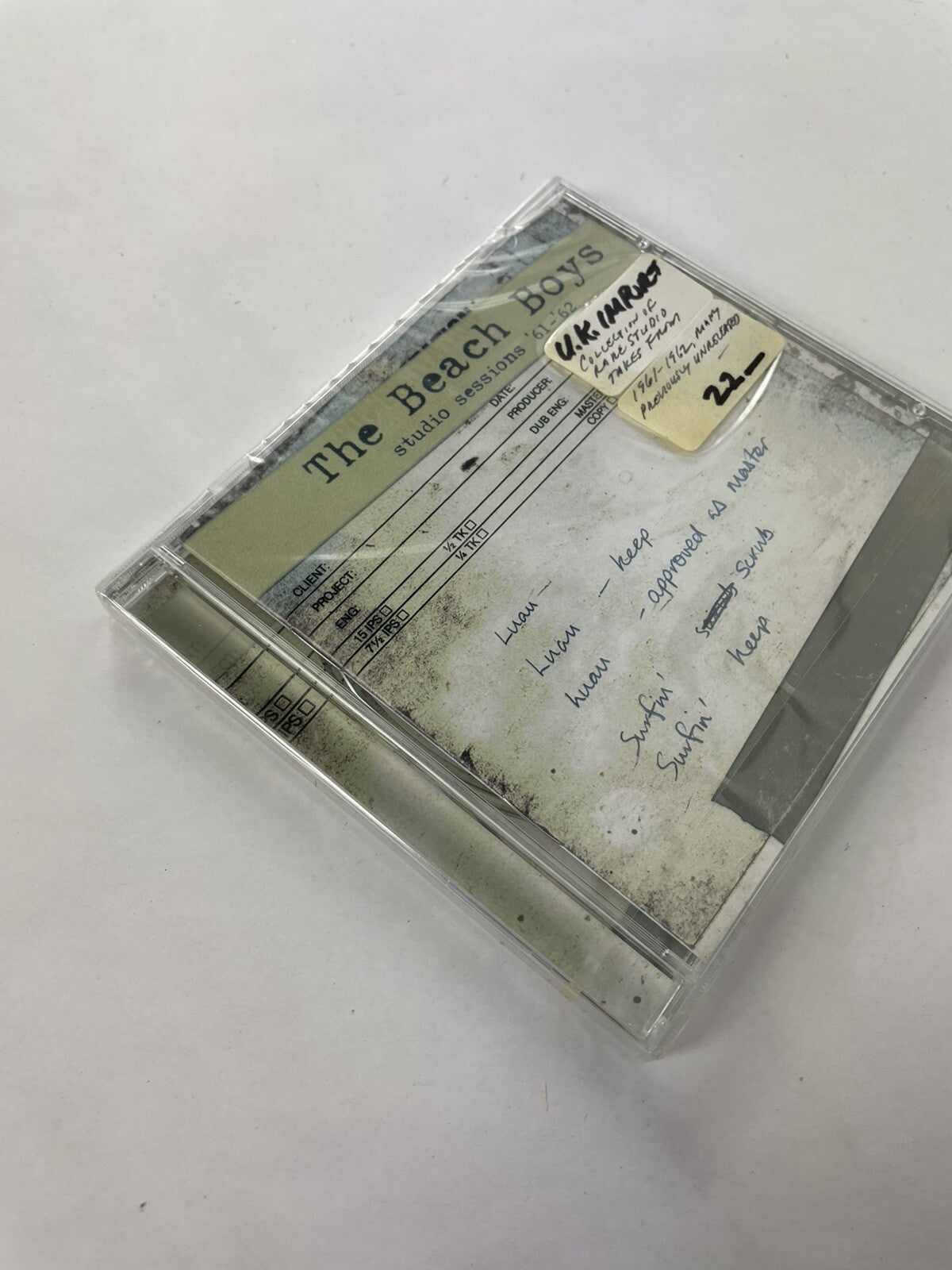 The Beach Boys - Studio Sessions '61-'62 CD Rare Uk Import #8