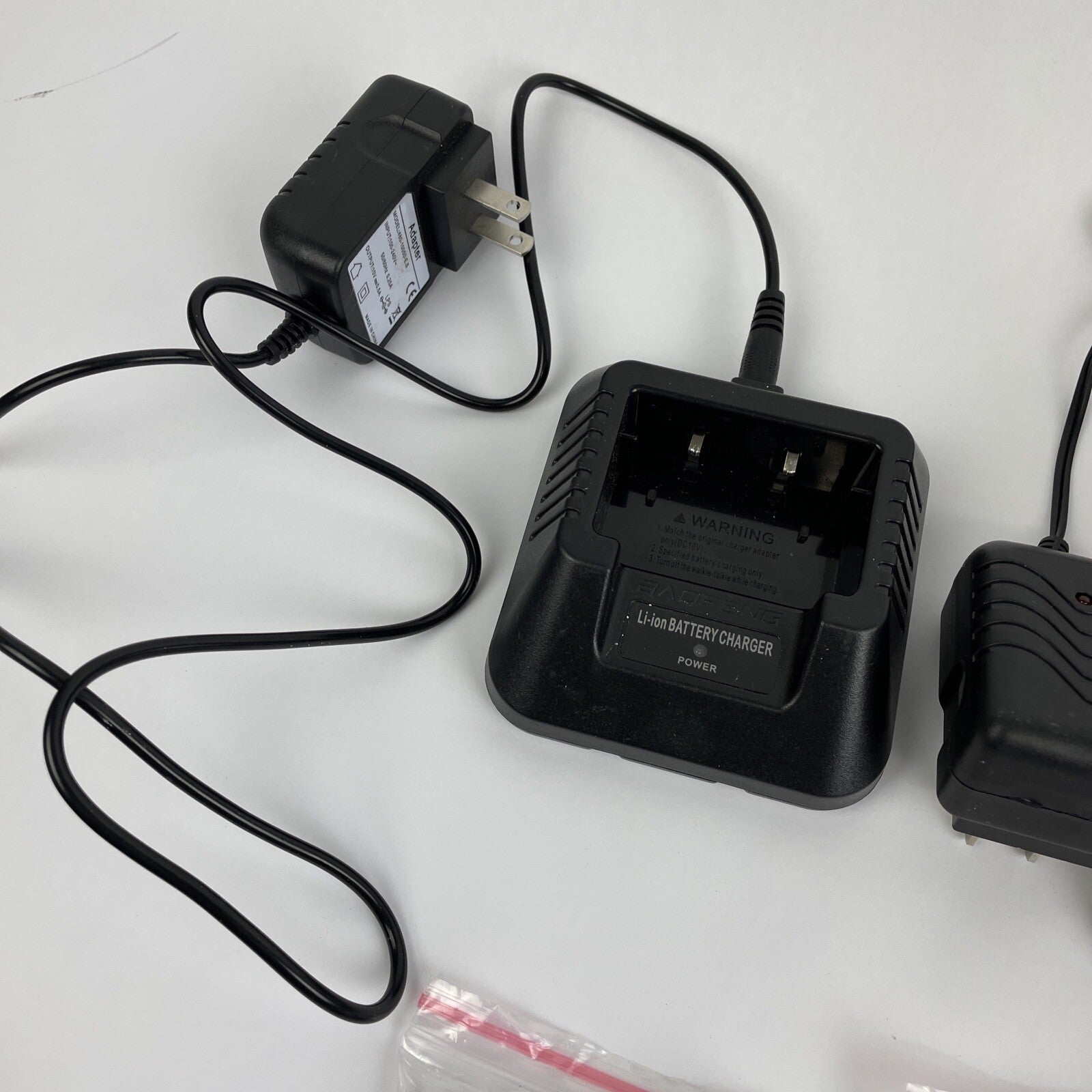 4 x BAOFENG UV-5R 8W Dual Band Two-Way Radio Black w Battery + Short / Tall LOOK