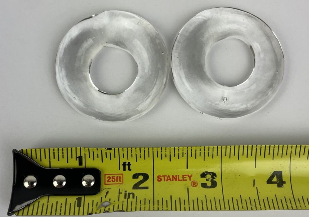 Lot of two glass outrigger snubbers for offshore fishing rigging.