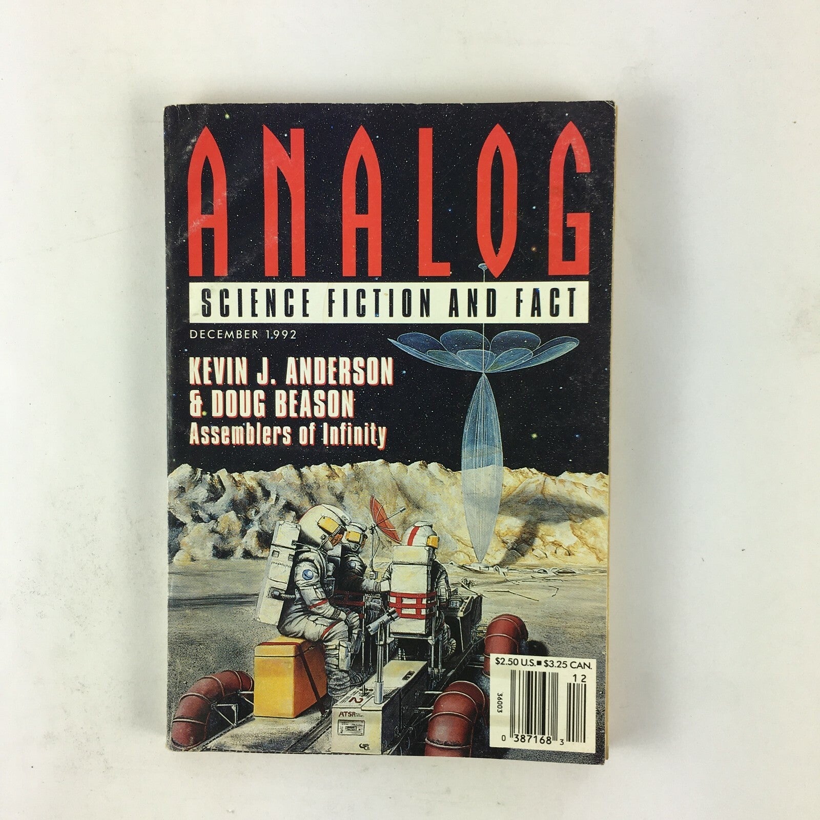 December 1992 Analog Science Fiction Fact Magazine Kevin J.Anderson Doug Beason