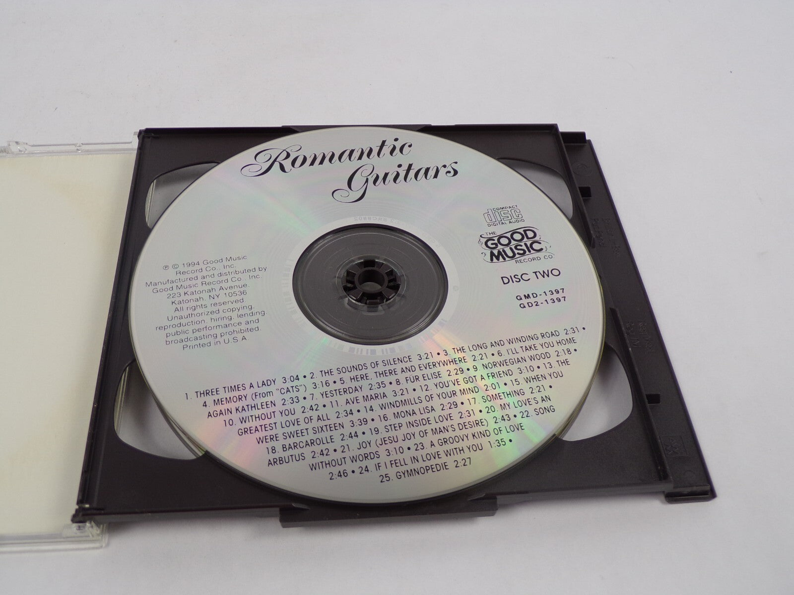Romantic Guitars Three Times A Lady The SoundsOf Silence The Long nd Windi CD#70