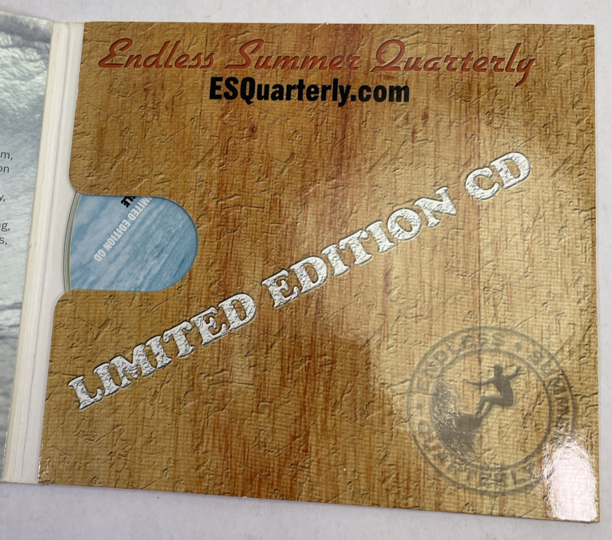 Endless Summer Quarterly " The Boys of Summer " 2010 Limited Edition Audio CD