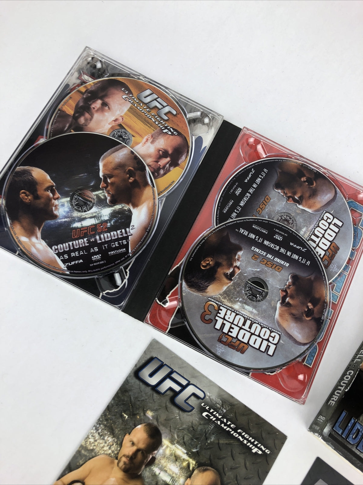 Ultimate Fighting Championship: Liddell vs. Couture - The Trilogy DVD Mint Discs